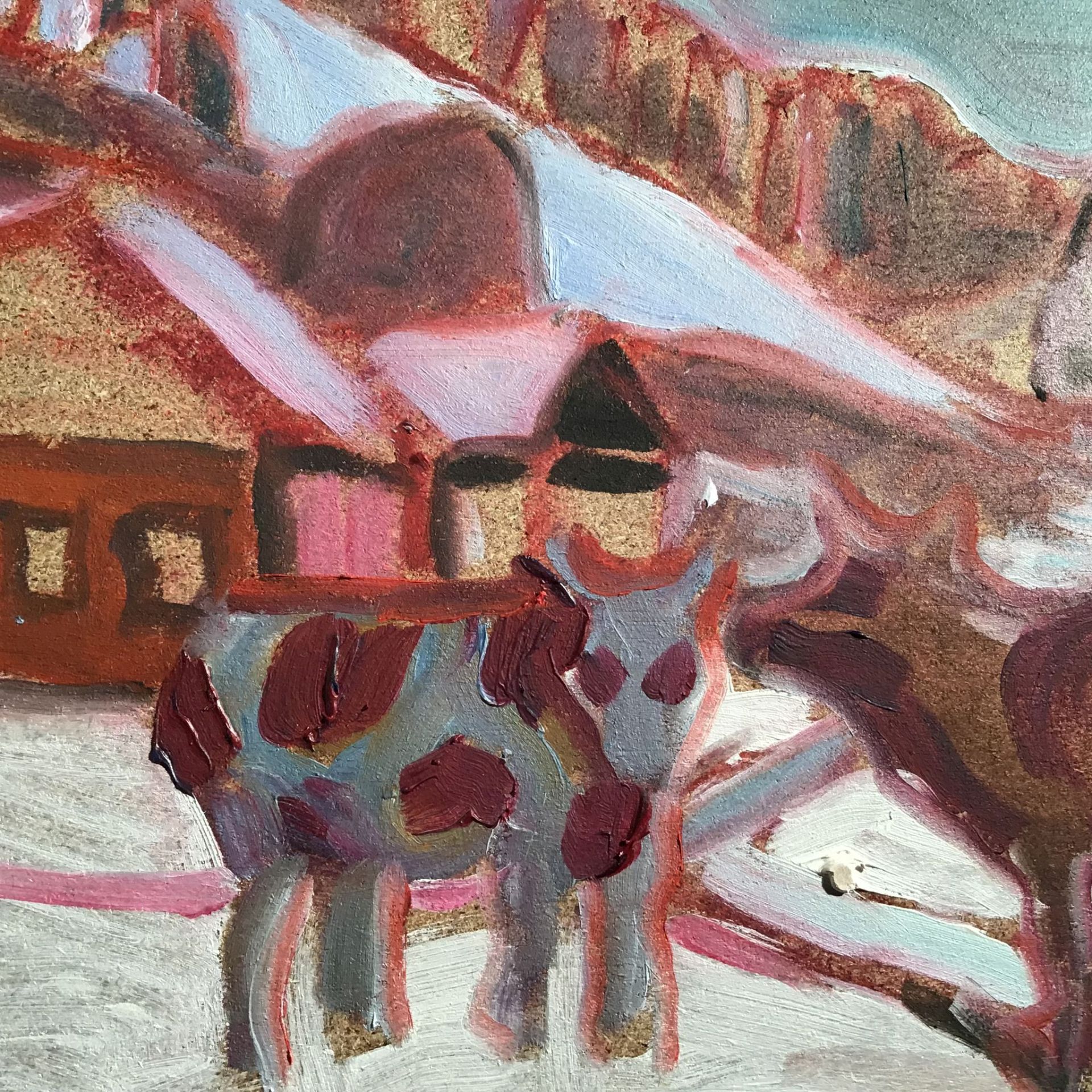 Wolfgang Glechner-Kühe im Winter