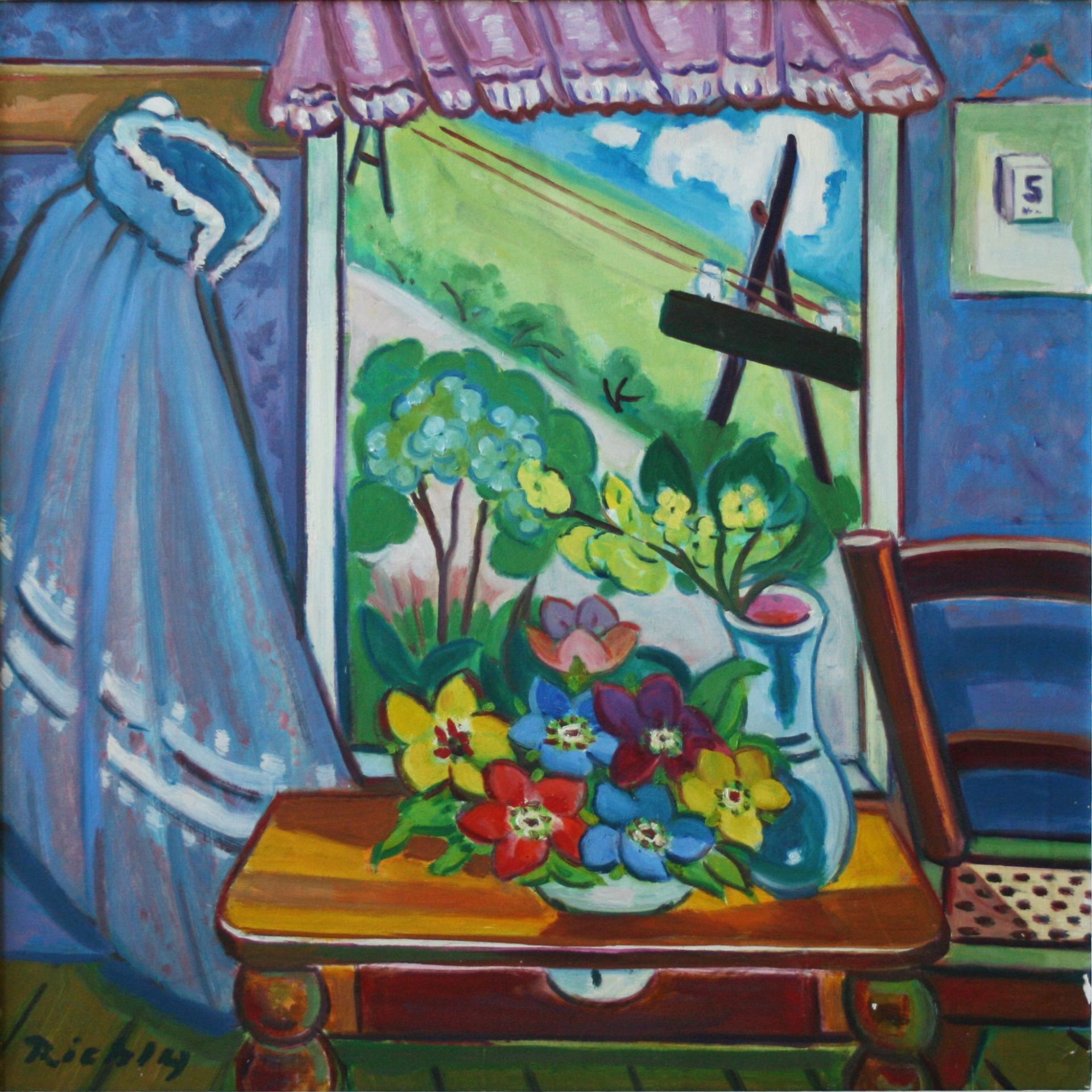 Rudolf Richly-Blick aus dem Fenster
