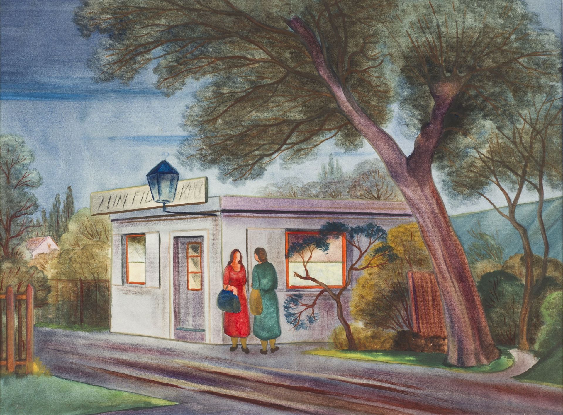 Christian Arnold-At the Bus Shelter