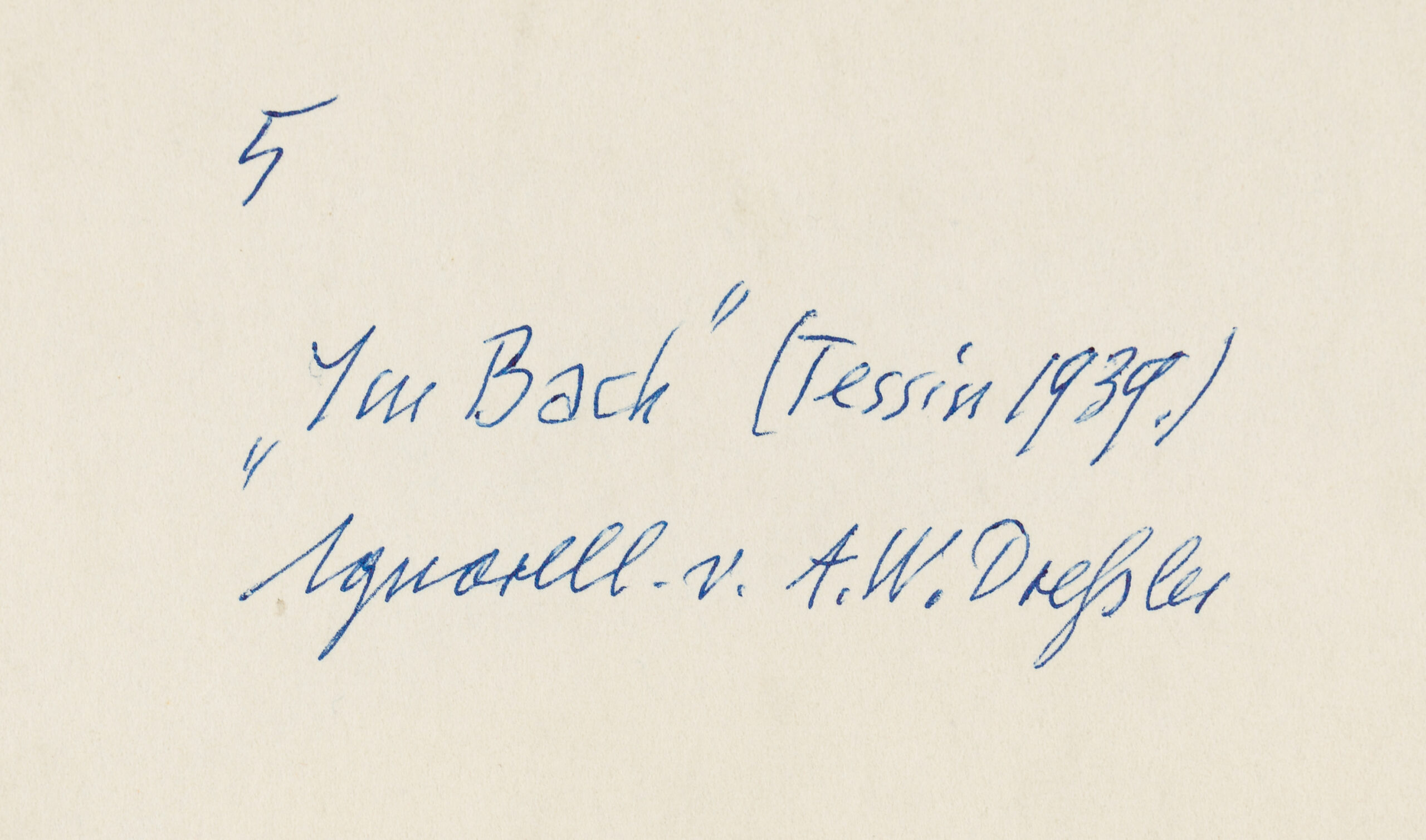 August Wilhelm Dressler-Bachdurchuqerung