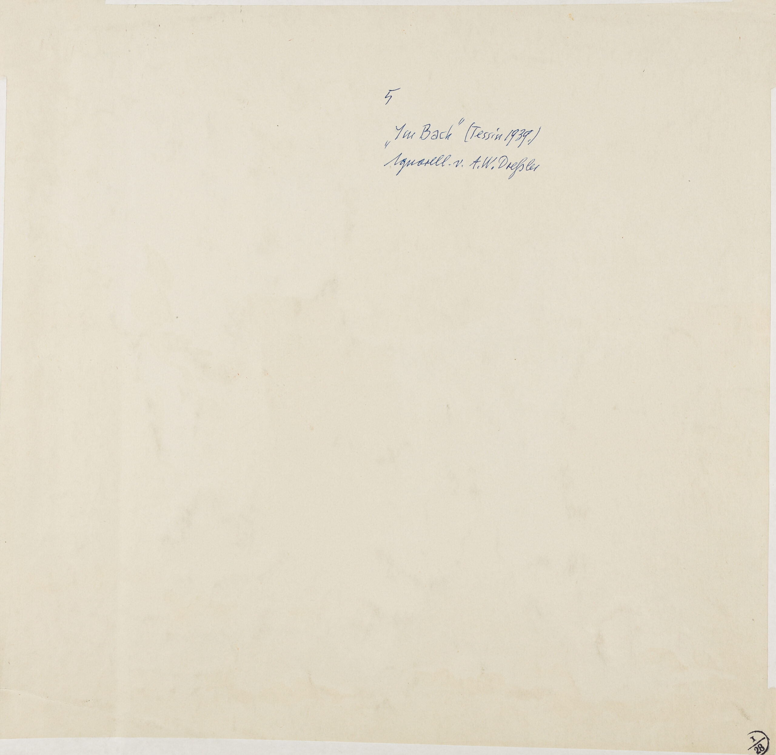 August Wilhelm Dressler-Bachdurchuqerung