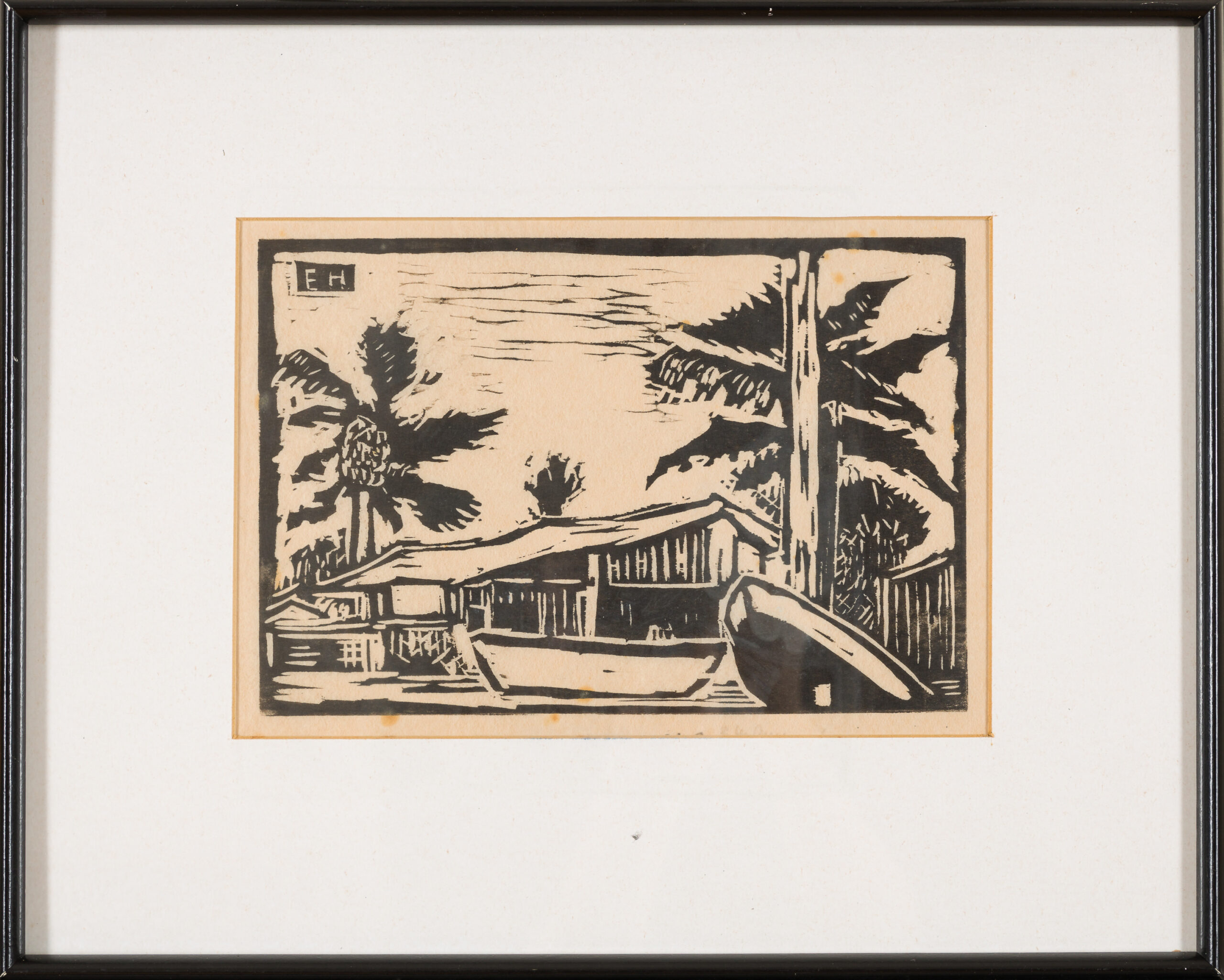 Egon Hofmann-House under palm trees