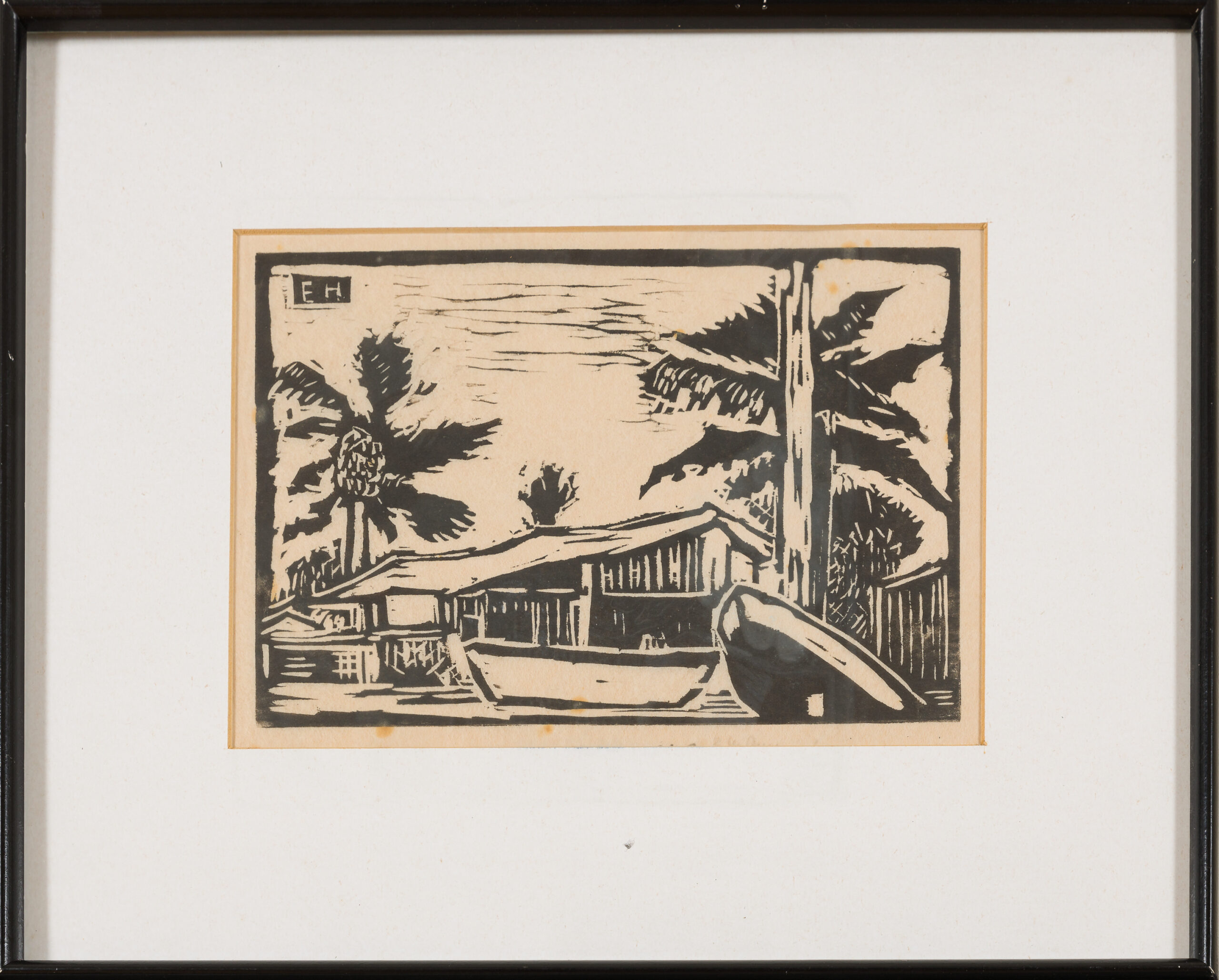 Egon Hofmann-House under palm trees