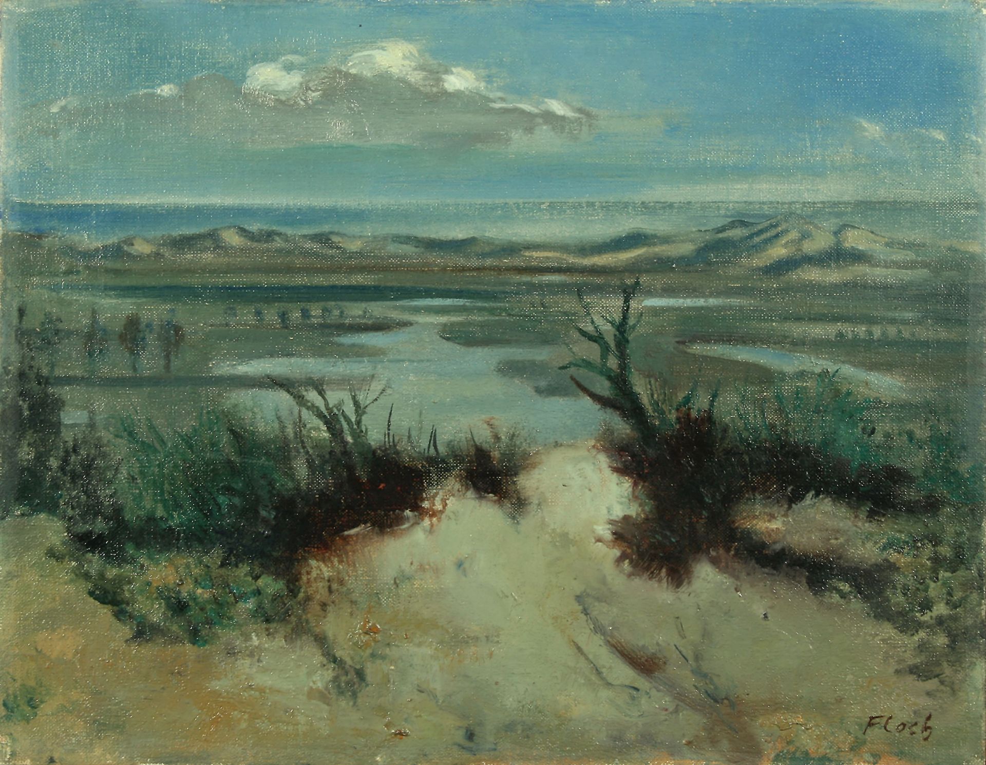 Josef Floch-Mediterranean Landscape