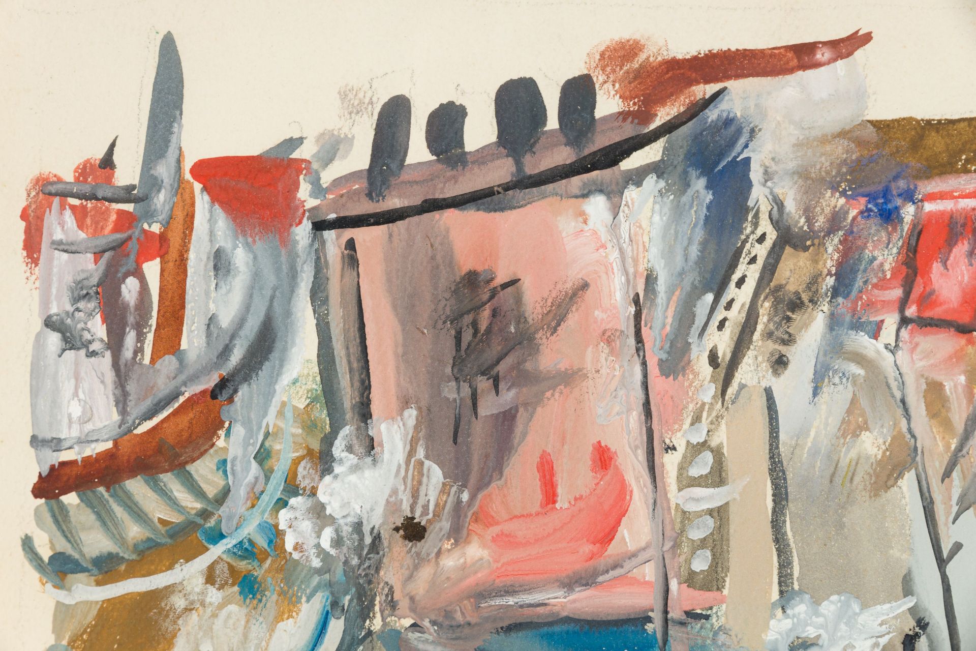 Jean Pougny-Blick auf die Straße