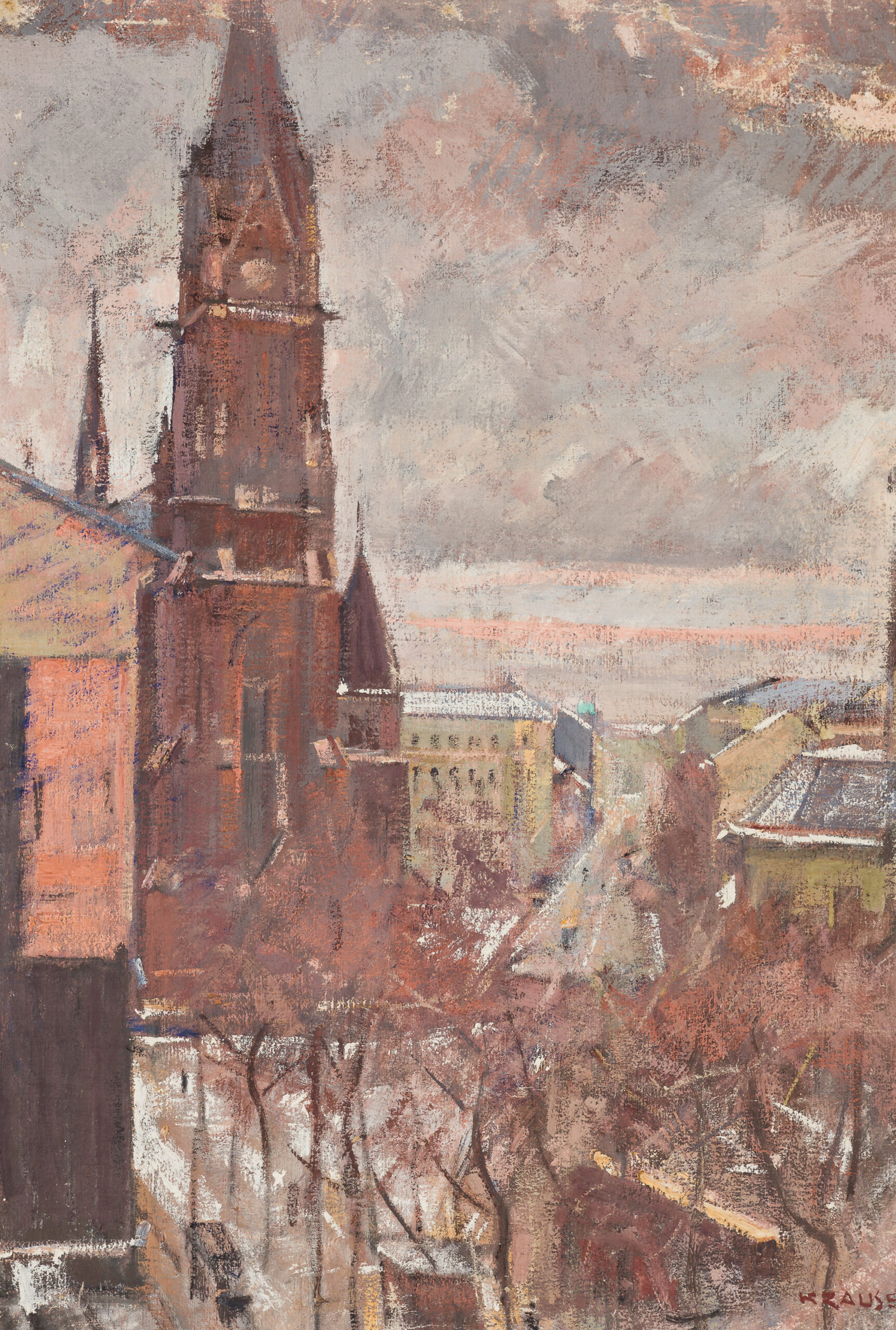 Krause Heinrich-Brigittakirche - view from the studio