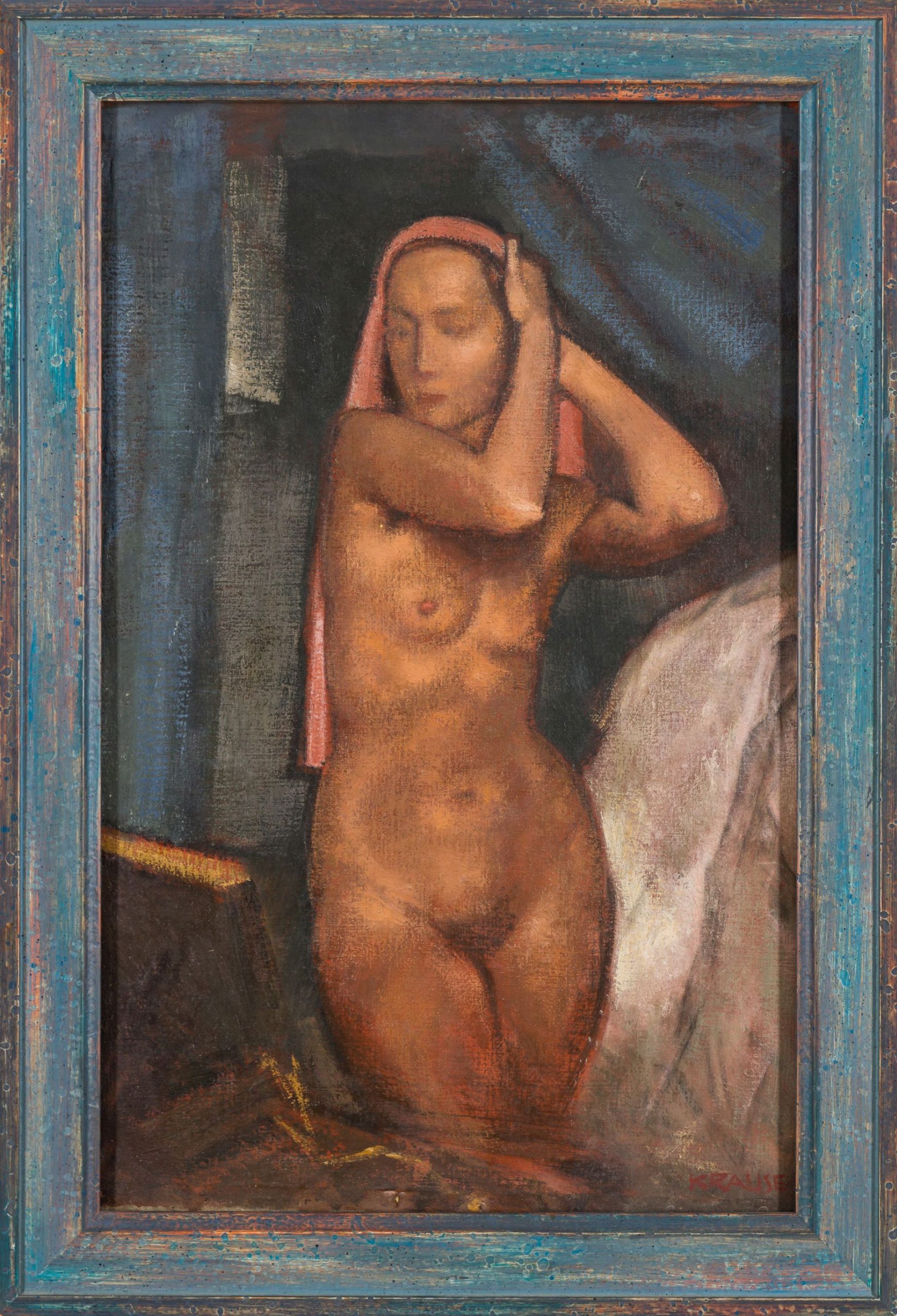 Krause Heinrich-Nude with Scarf