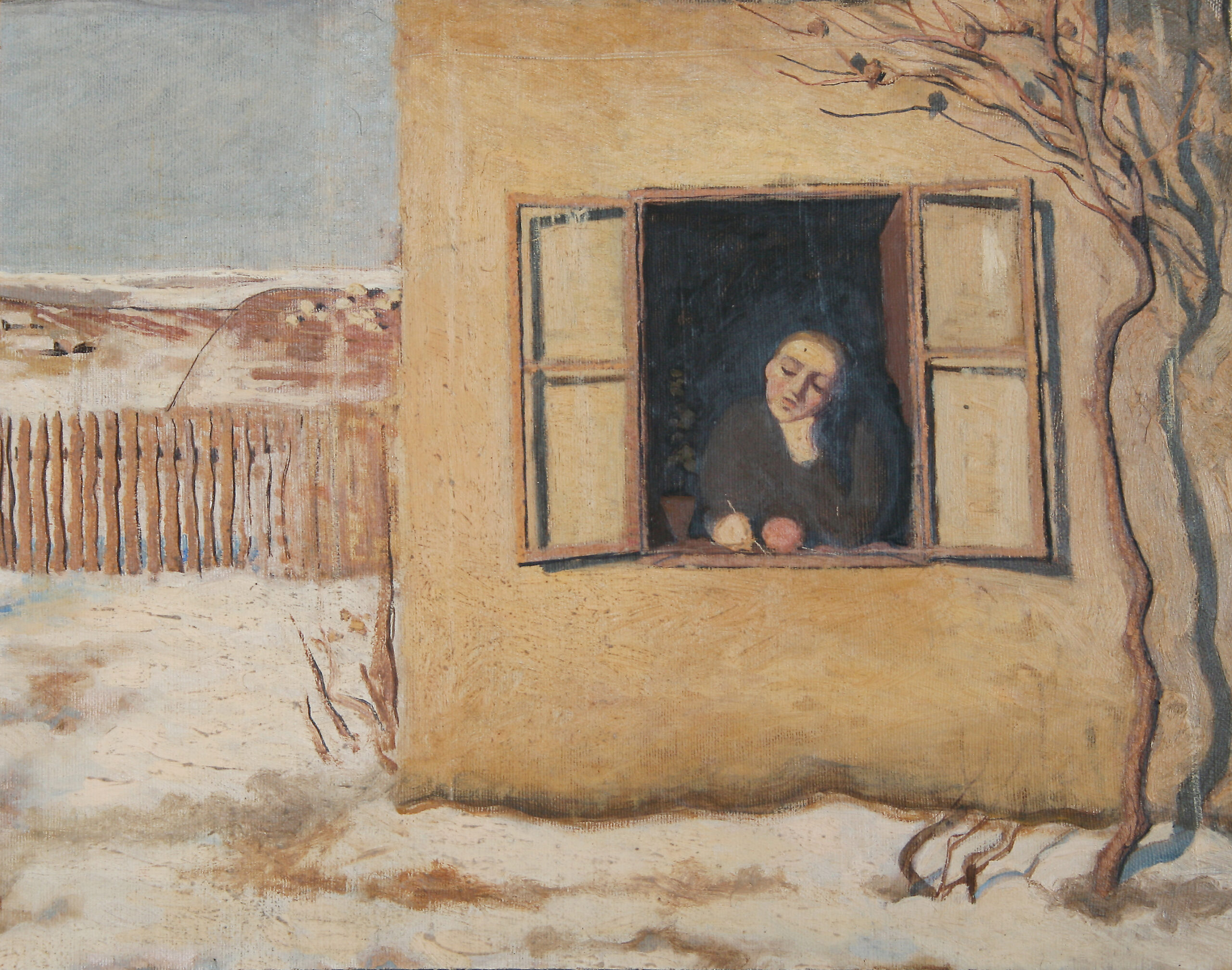 Krause Heinrich-Frau am Fenster