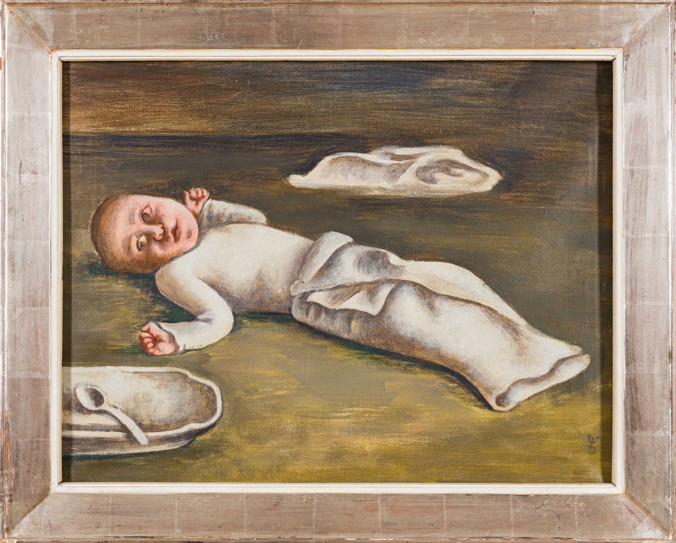 August Wilhelm Dressler-Der Säugling