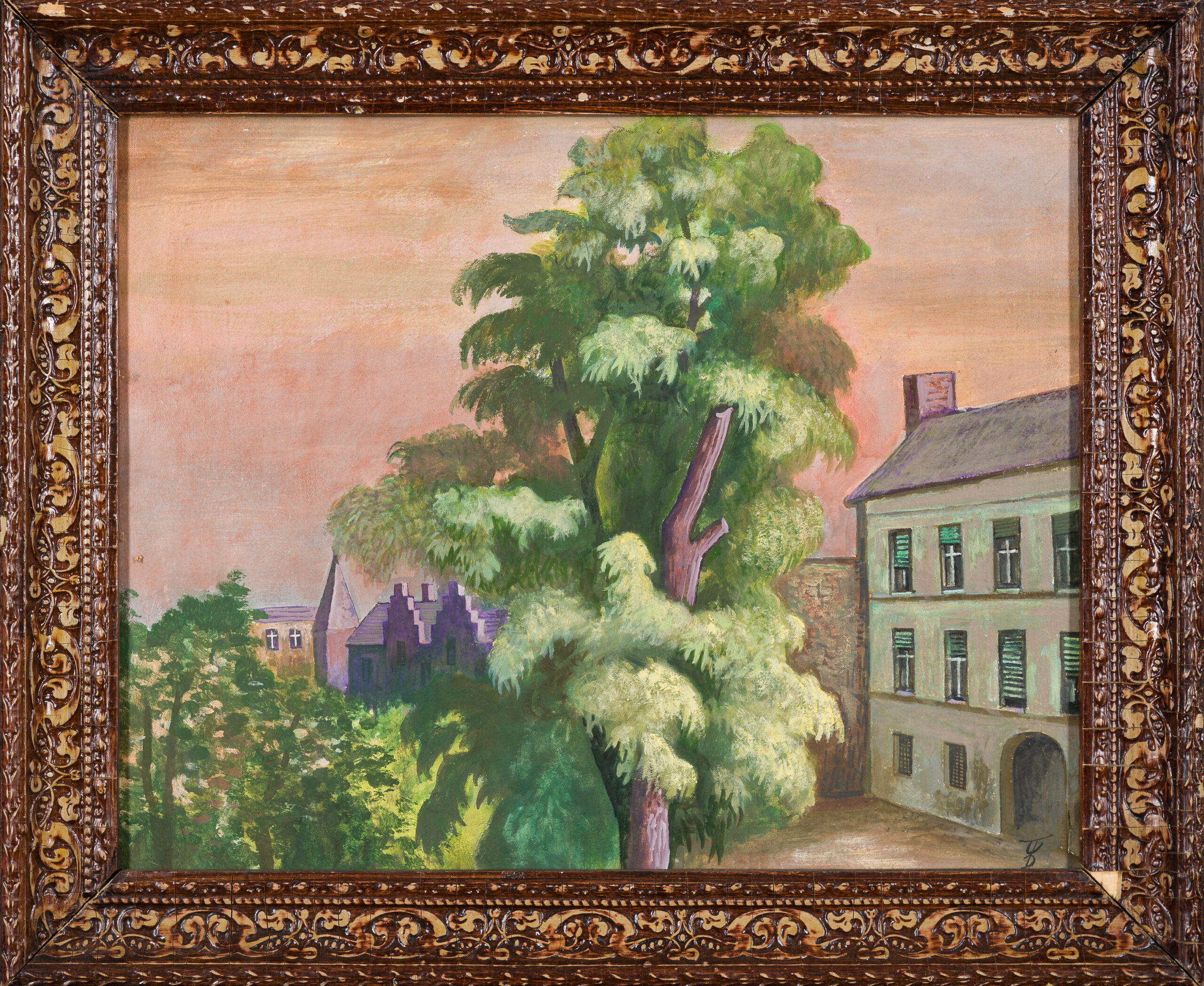 August Wilhelm Dressler-Die alte Esche