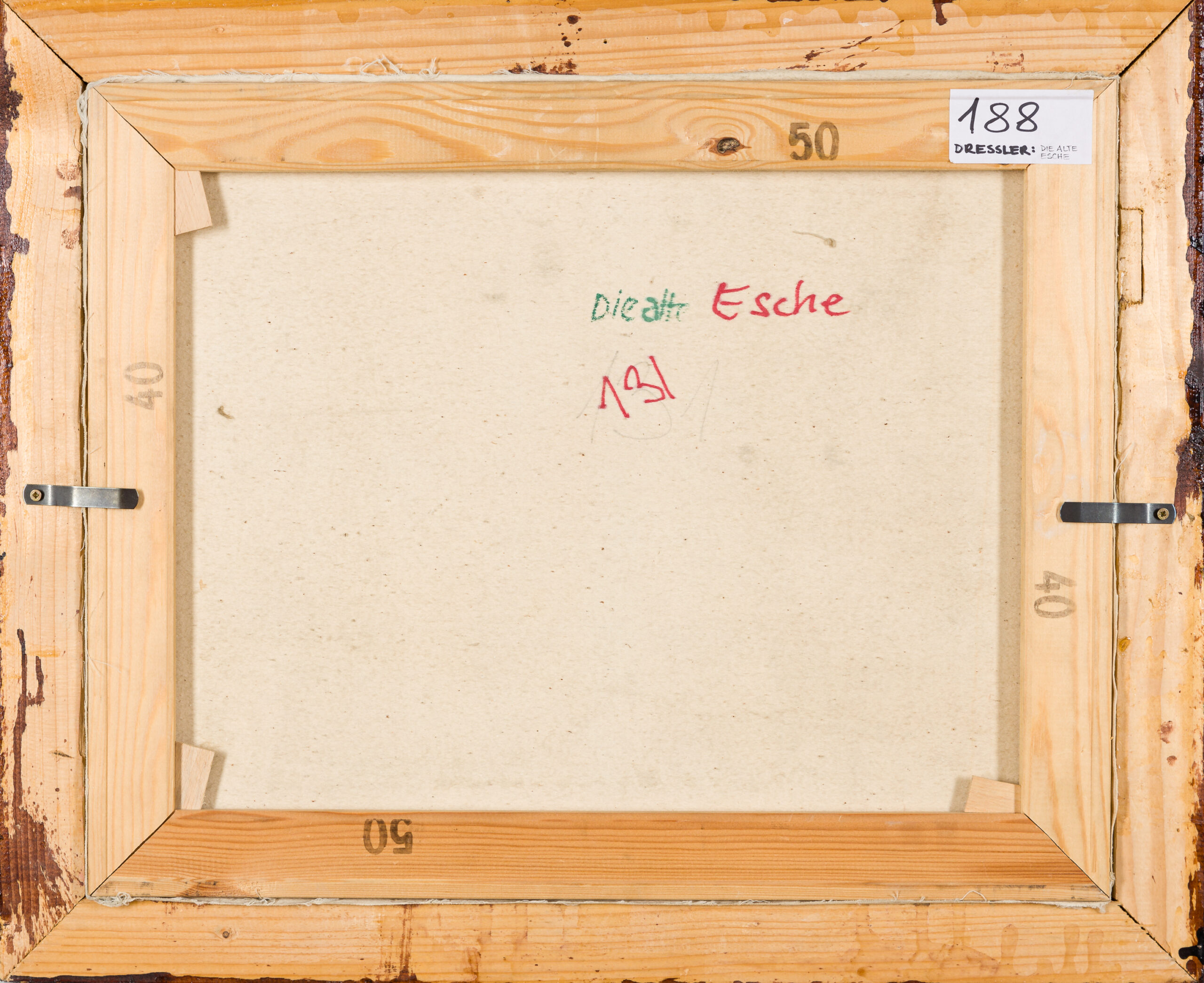August Wilhelm Dressler-Die alte Esche