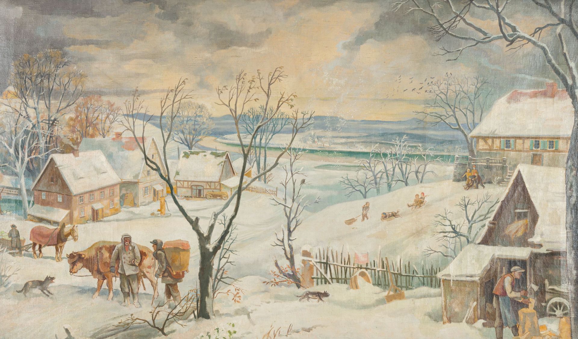 Otto Schubert-Winter Landscape