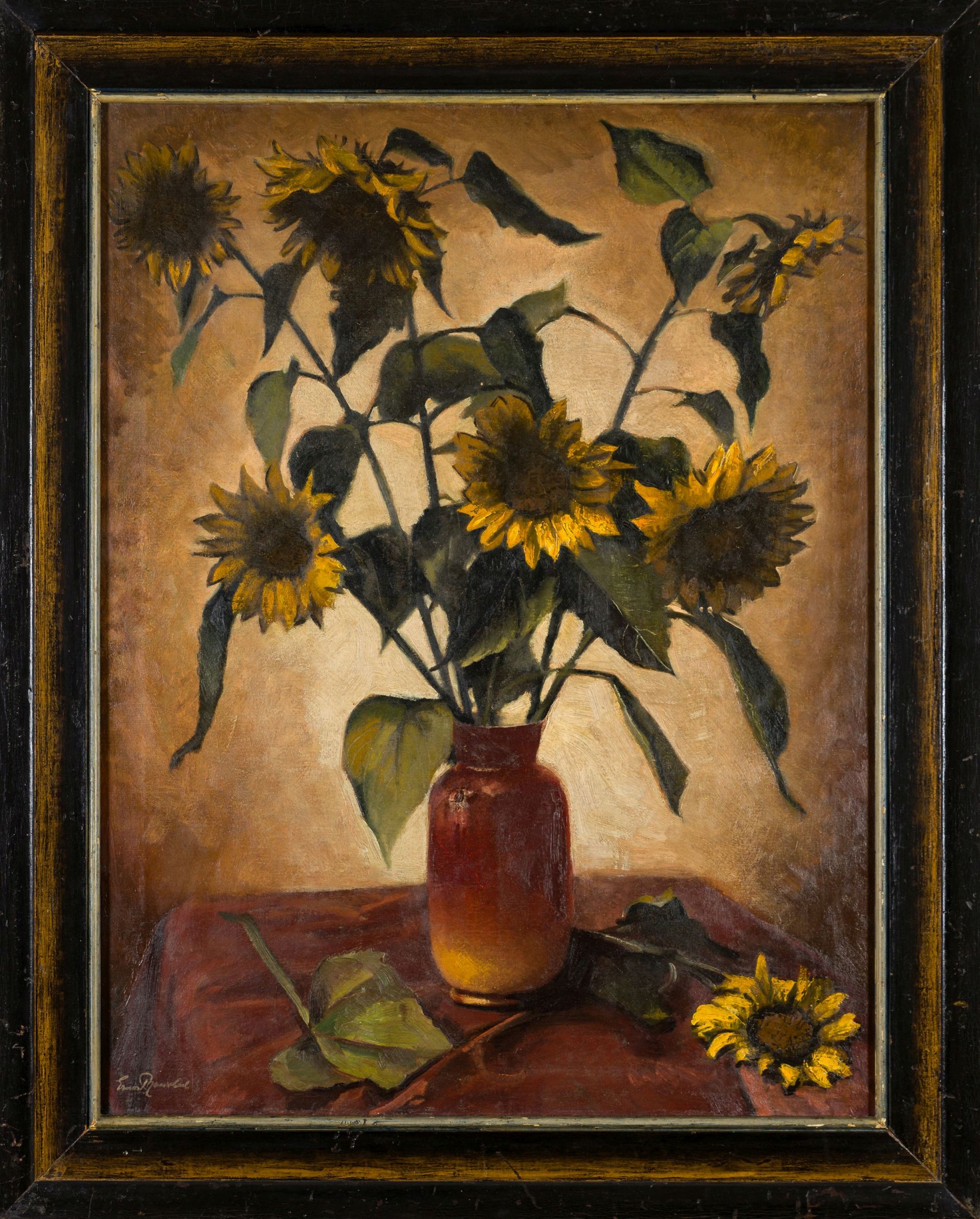 Ernest Neuschul-Sunflowers