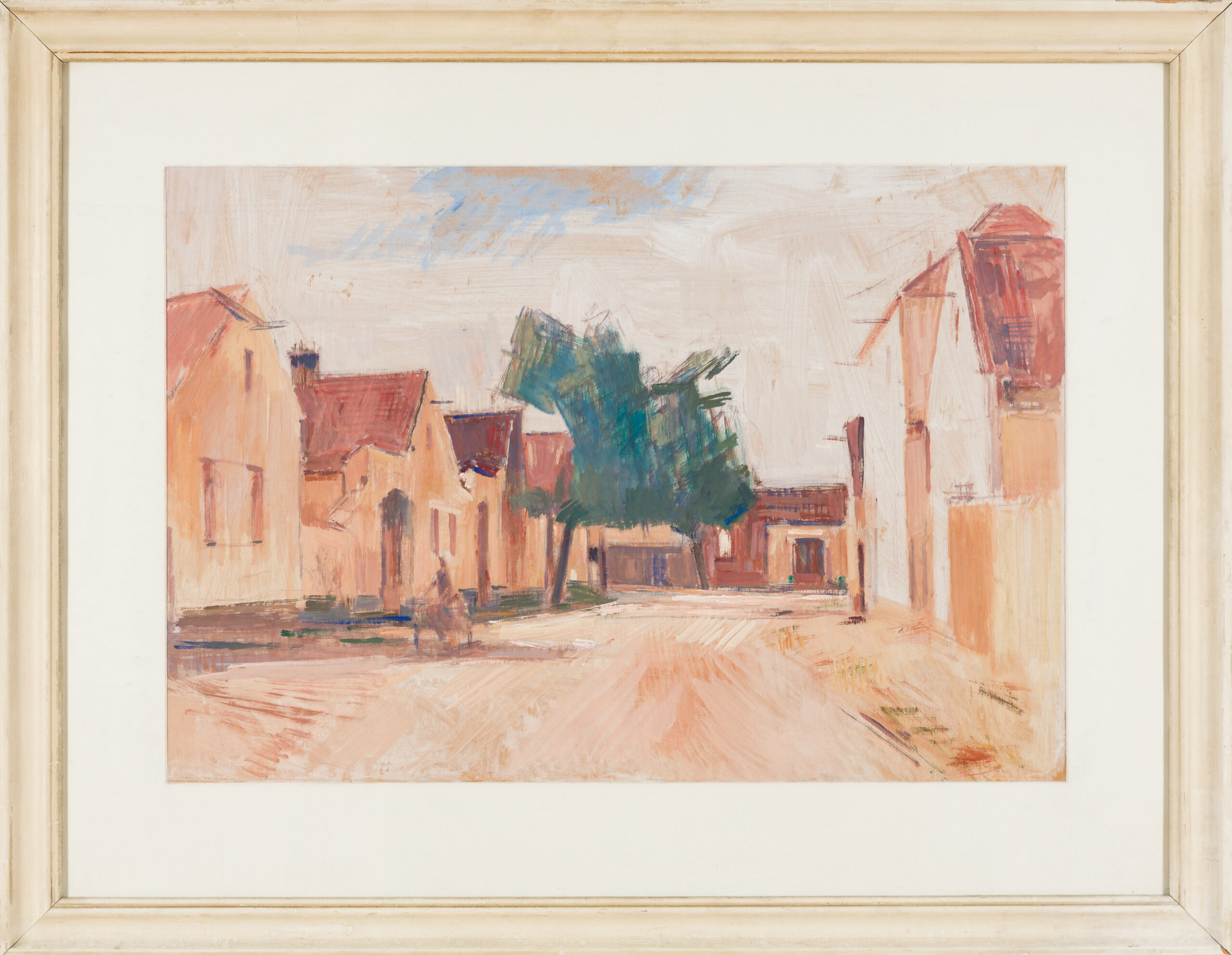 Krause Heinrich-Dorfstraße mit Bäumen