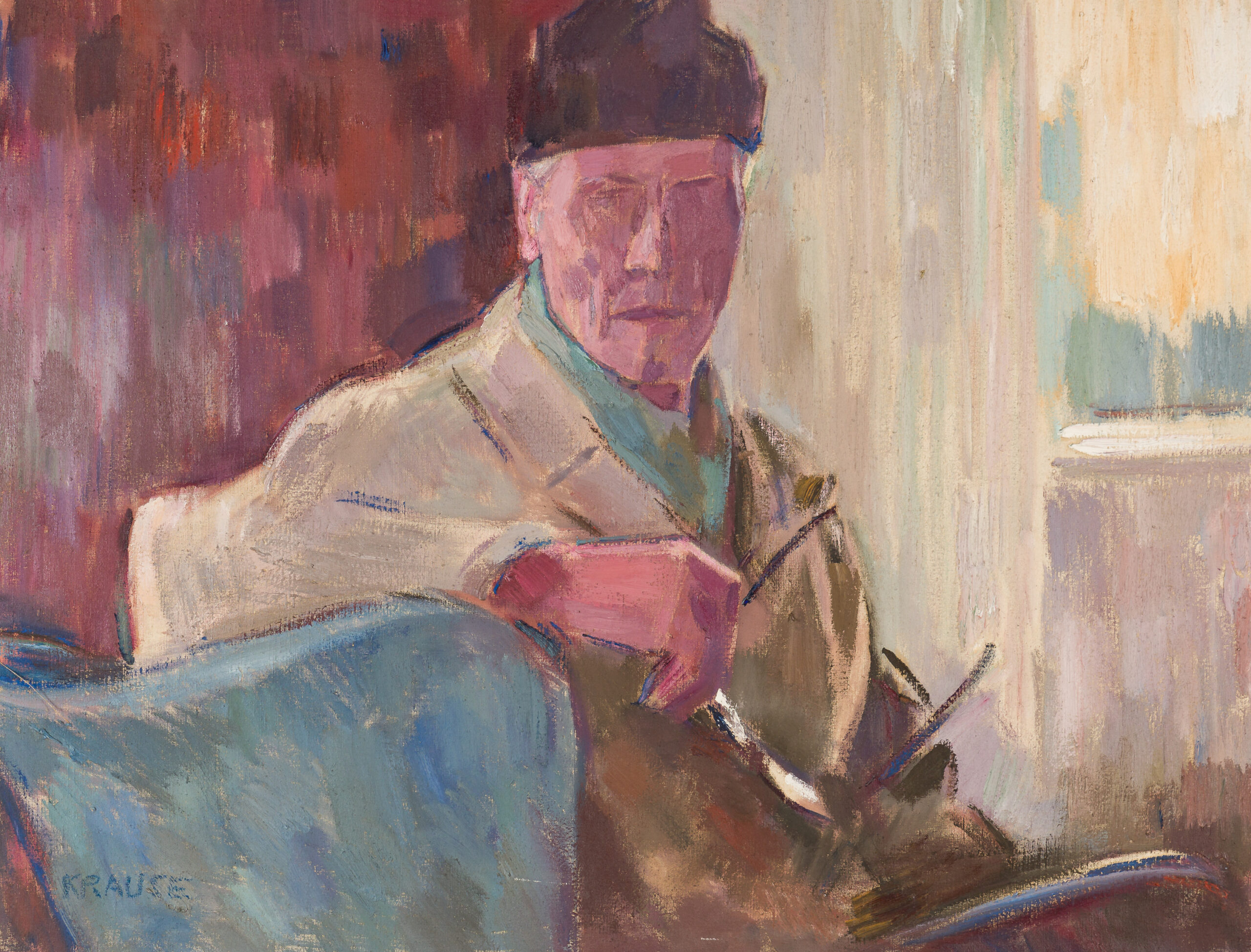Krause Heinrich-Self-Portrait