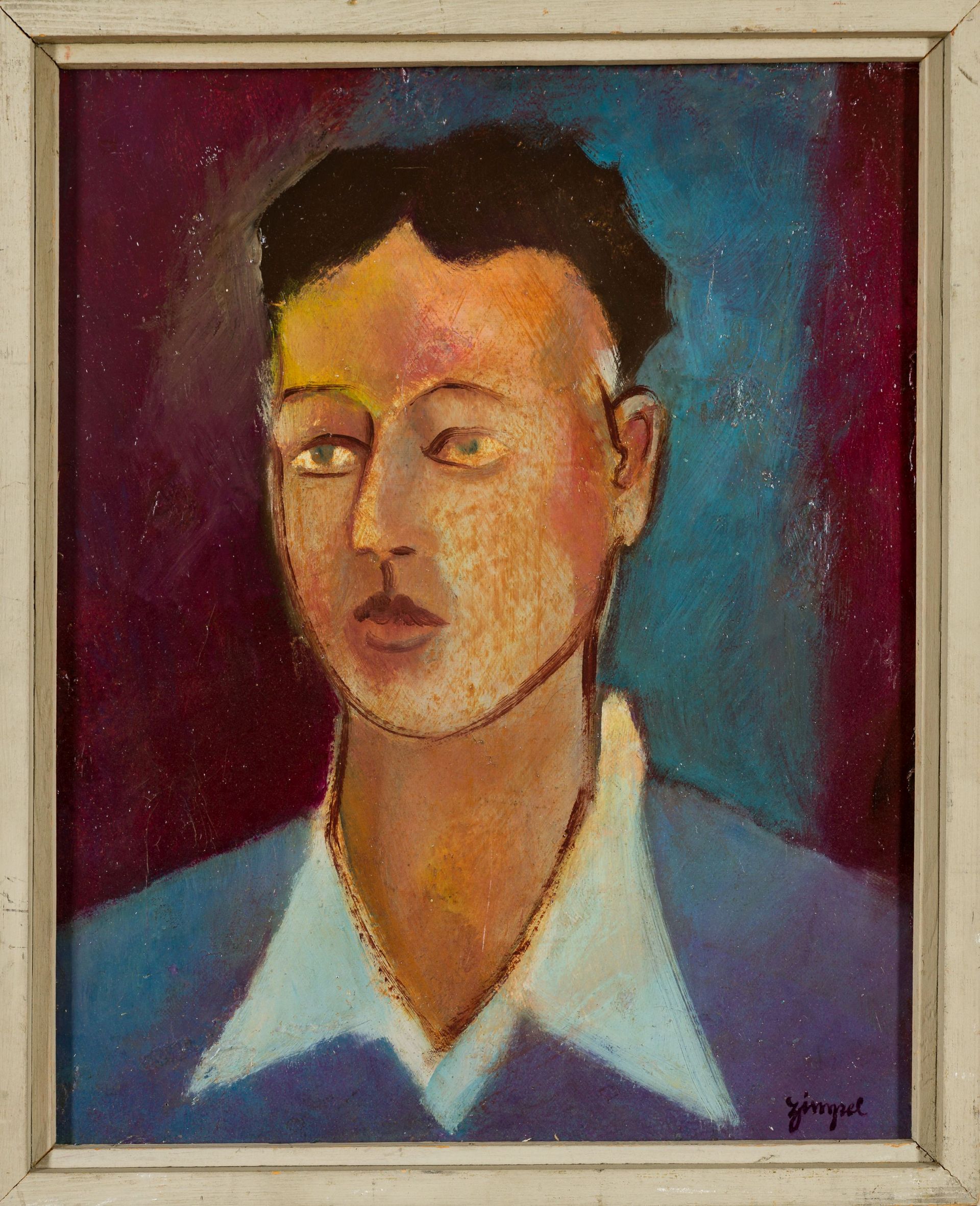 Julius Zimpel-Portrait of a young Man