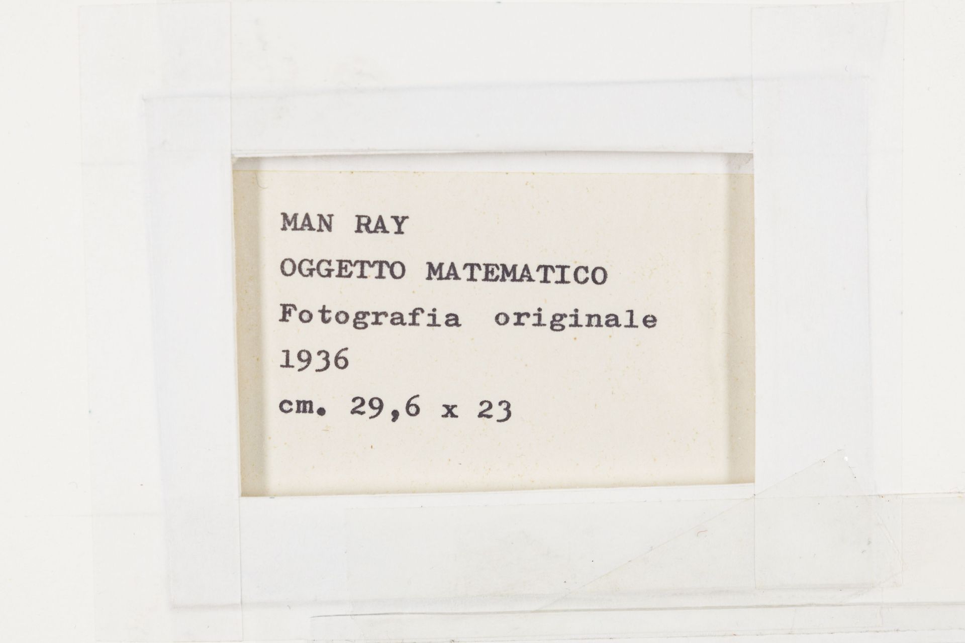 Ray Man-Oggetto Matematico