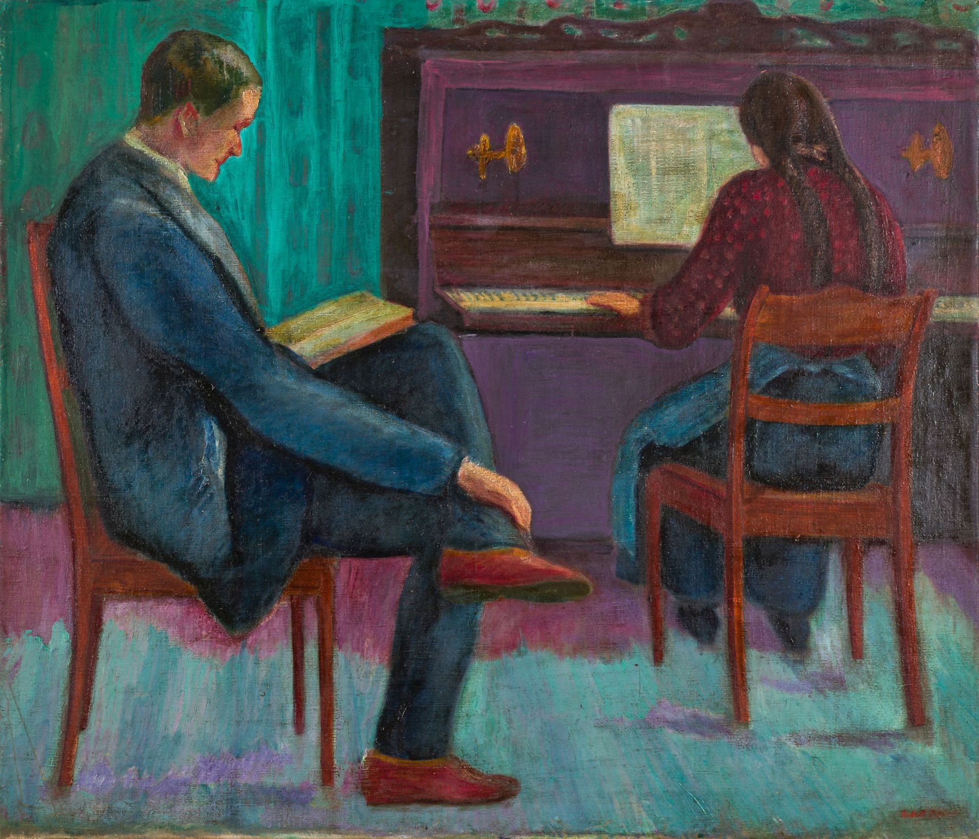 Rudolf Möller-Piano playing, Martha and Alfred