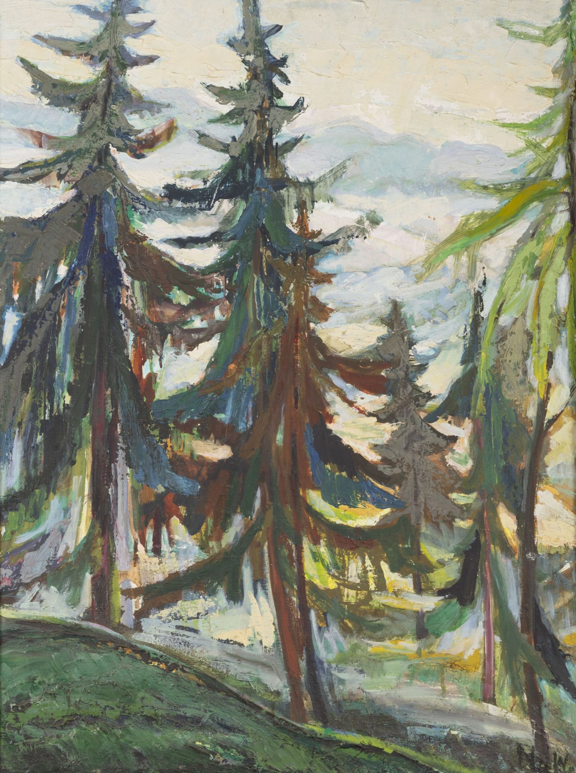 Marianne Neugebauer-Iwanska-Pine trees