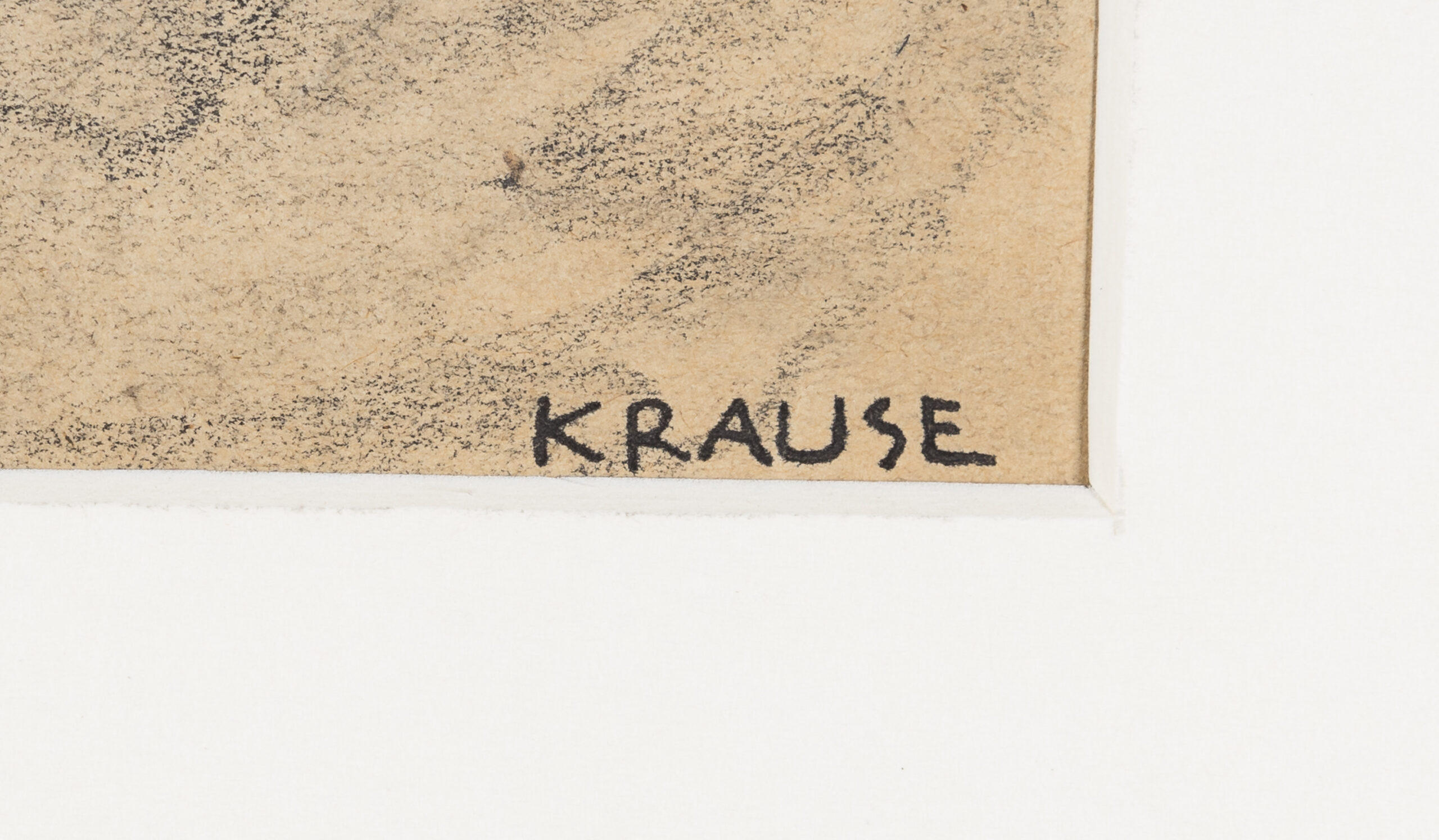 Krause Heinrich-Stickende alte Frau