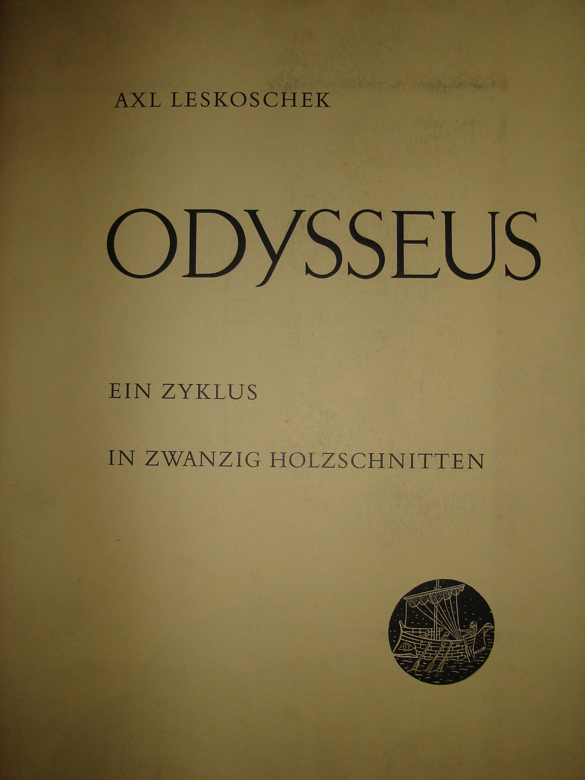 Alex von Leskoschek-Odysseus - 12 leaves