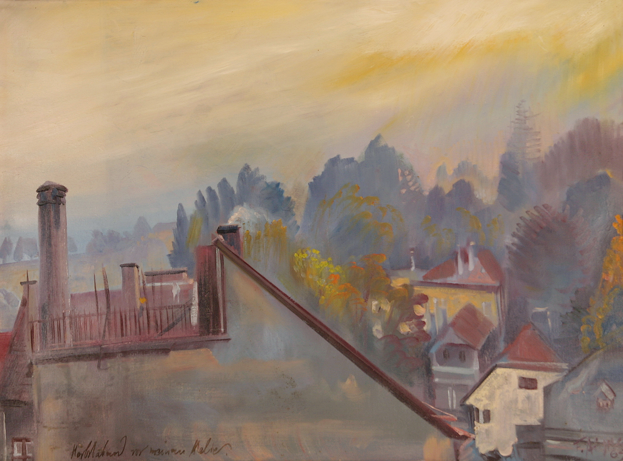 Fritz Aigner-Herbstabend von meinem Atelier