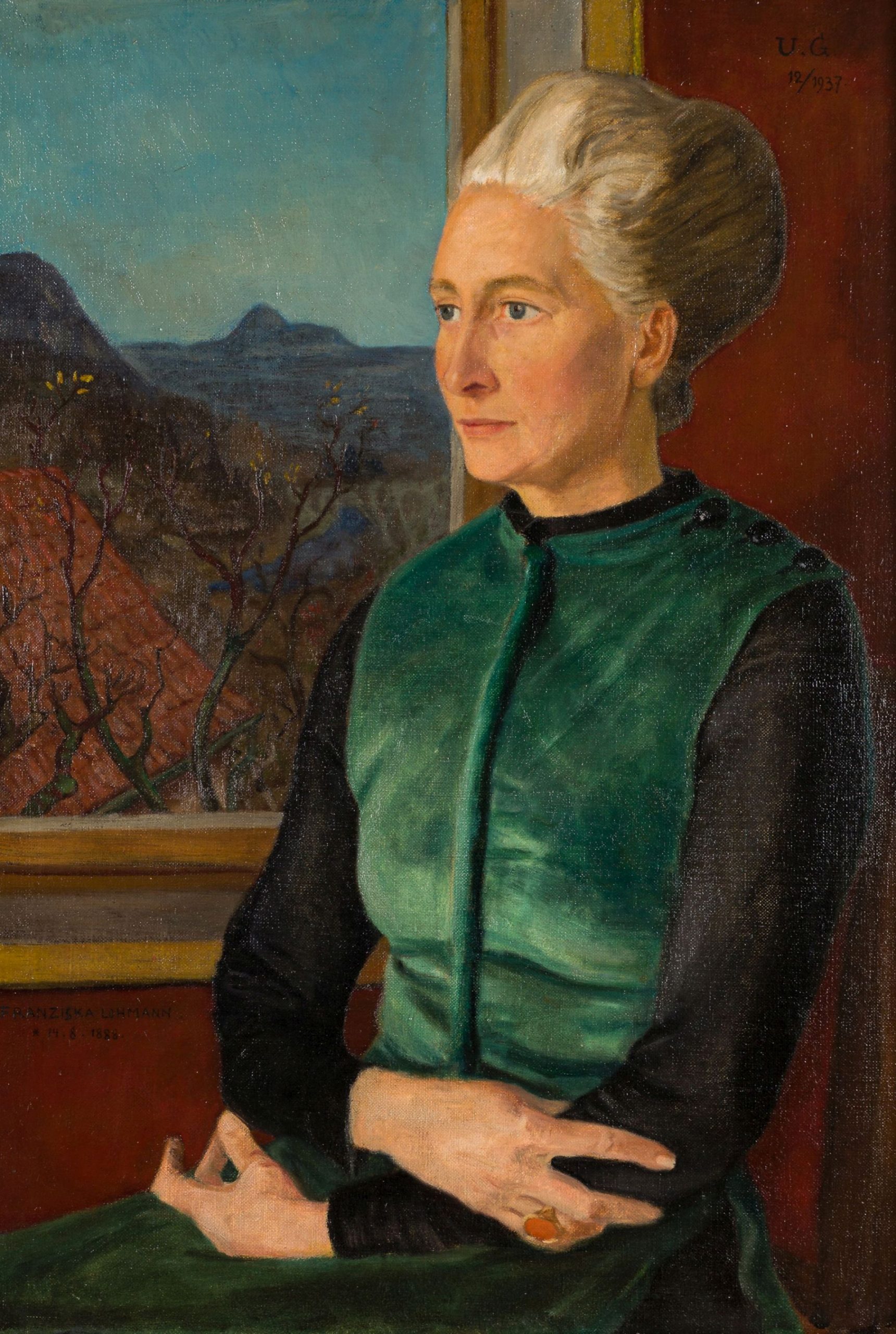 Ulrich Güssow-Portrait of Franziska Lohmann