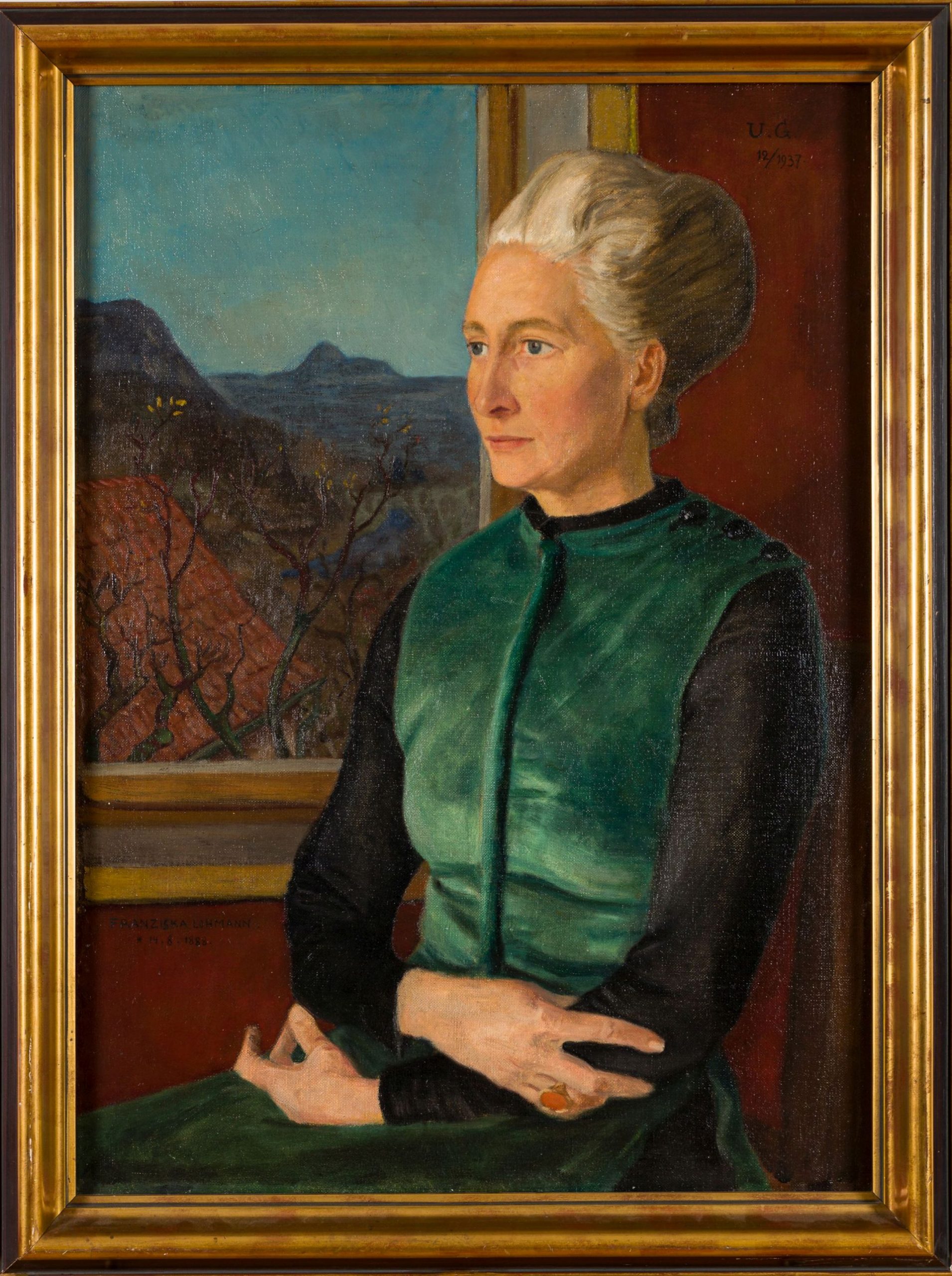 Ulrich Güssow-Portrait of Franziska Lohmann