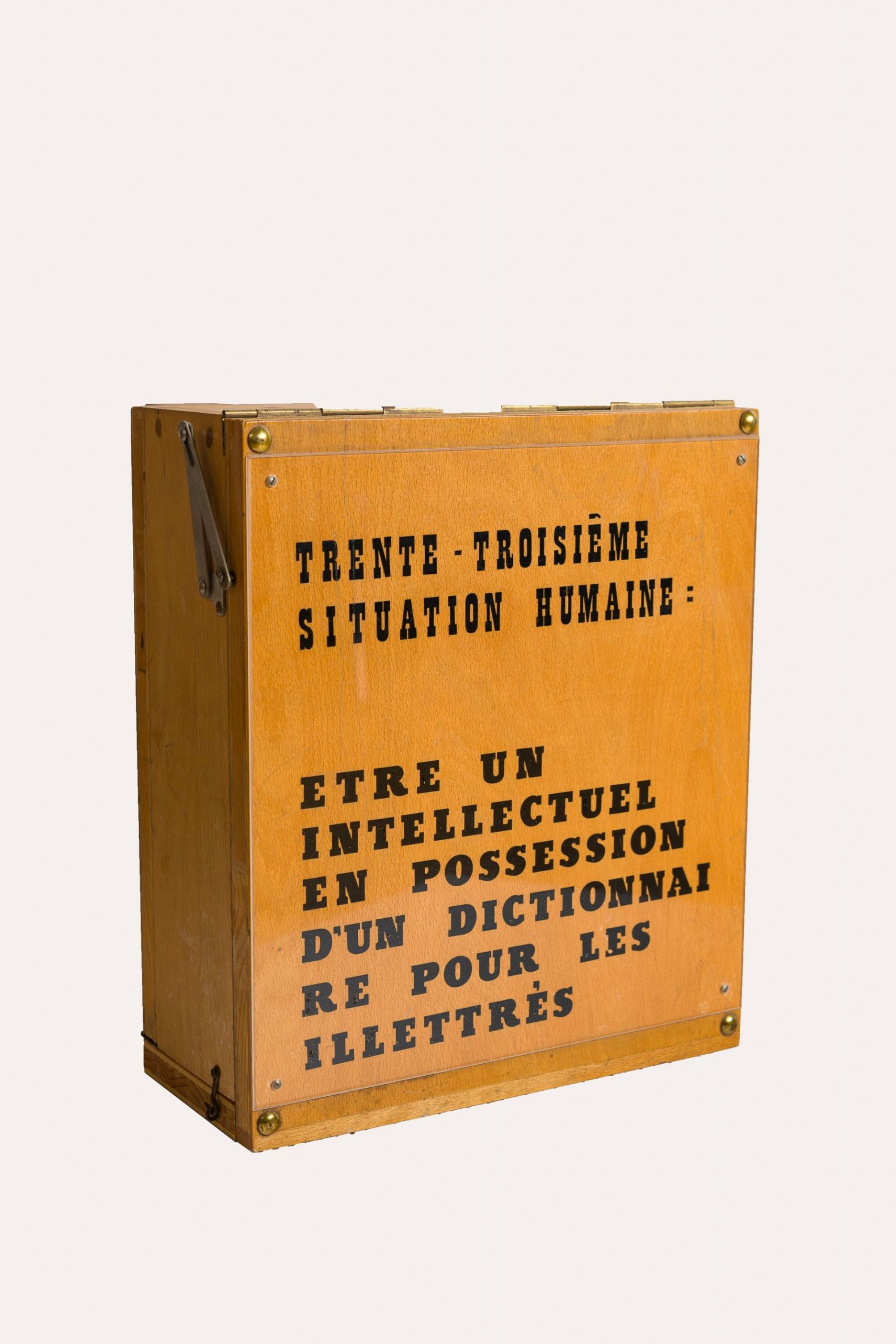 Curt Stenvert-Trente-Troisiéme Situation Humaine: Etre un Intellectuel en possession d'un Dictionnaire pour les Illettrés