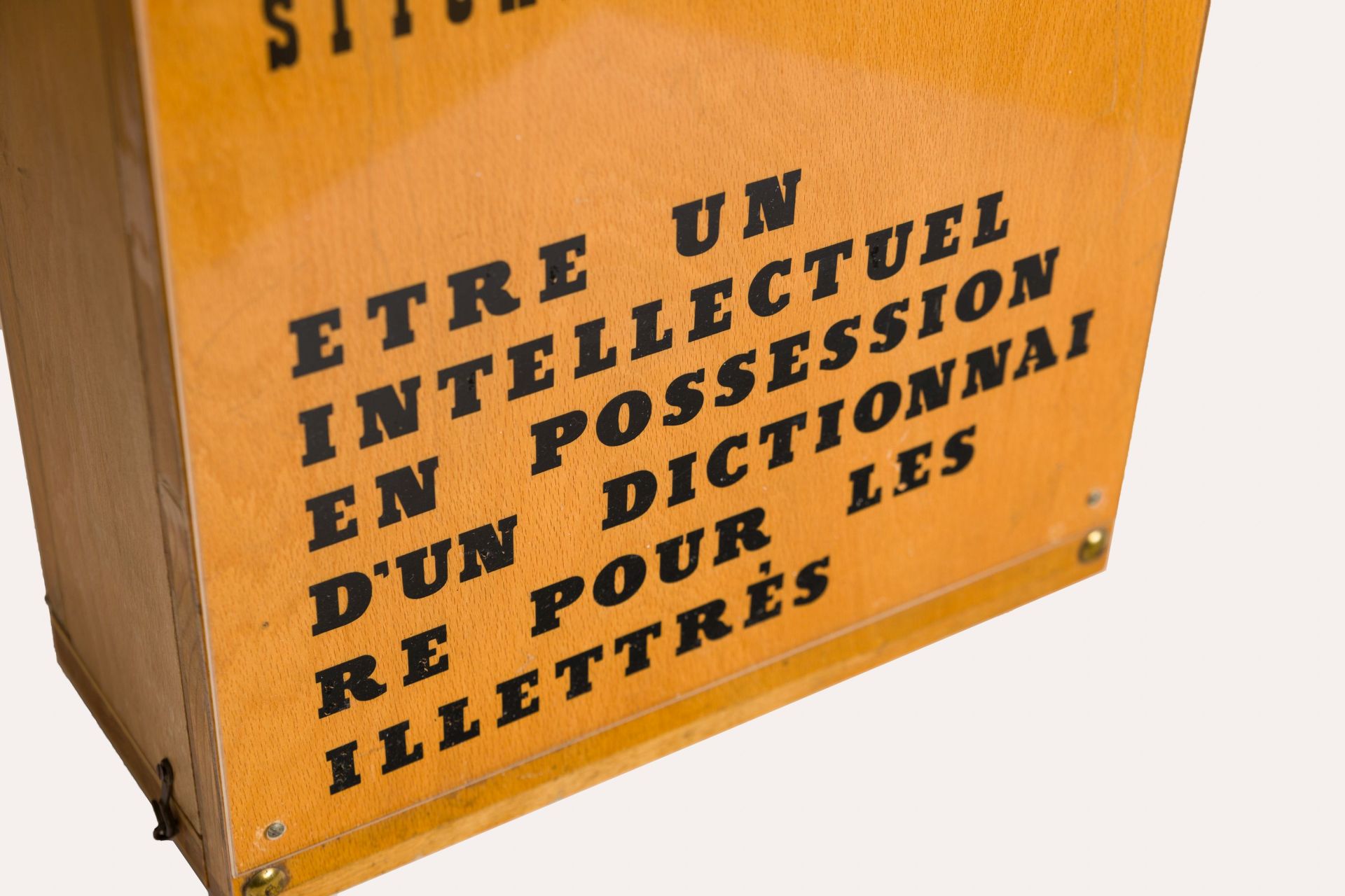 Curt Stenvert-Trente-Troisiéme Situation Humaine: Etre un Intellectuel en possession d'un Dictionnaire pour les Illettrés