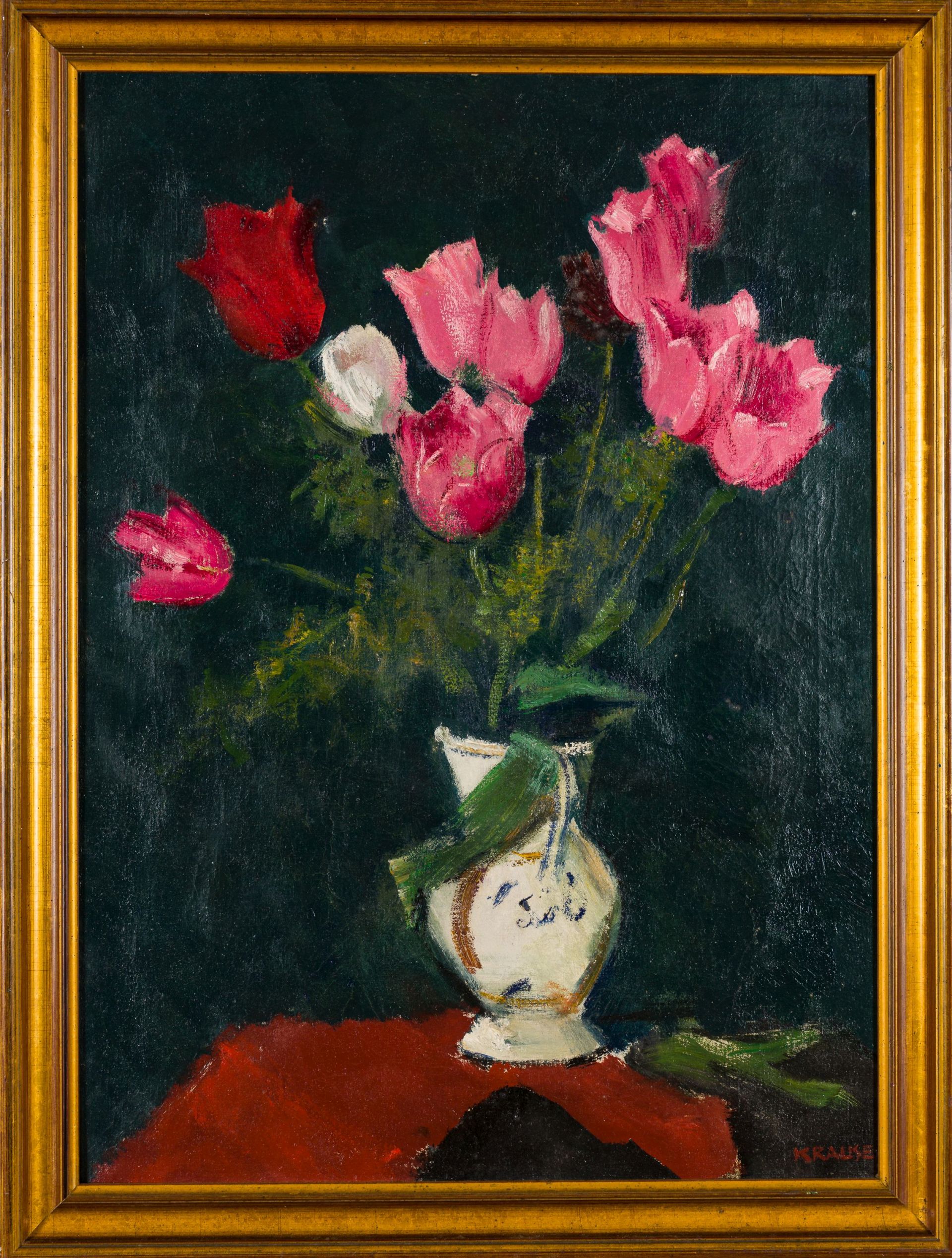 Krause Heinrich-Still life with Tulips