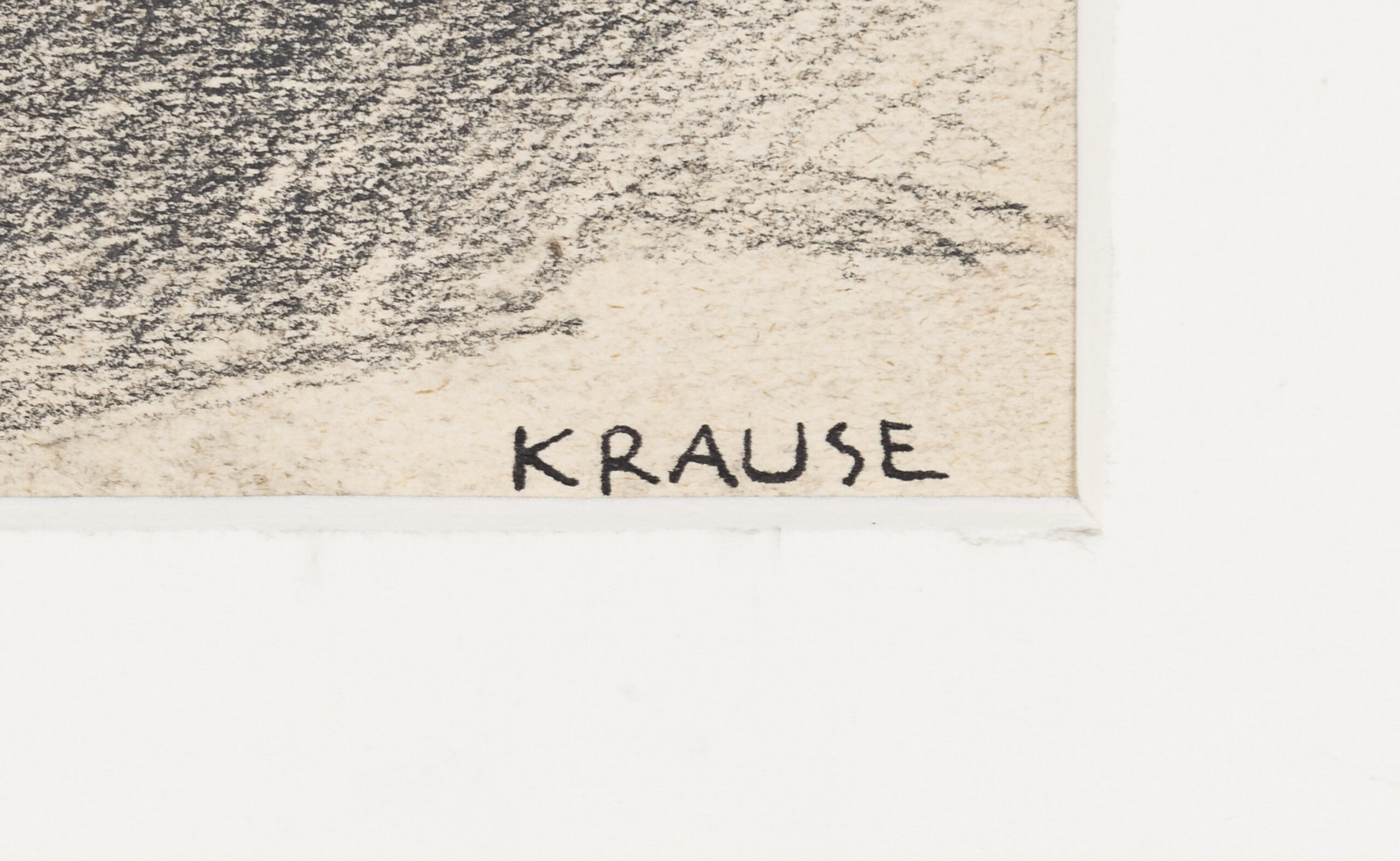 Krause Heinrich-Zeitung lesende Frau im Sessel