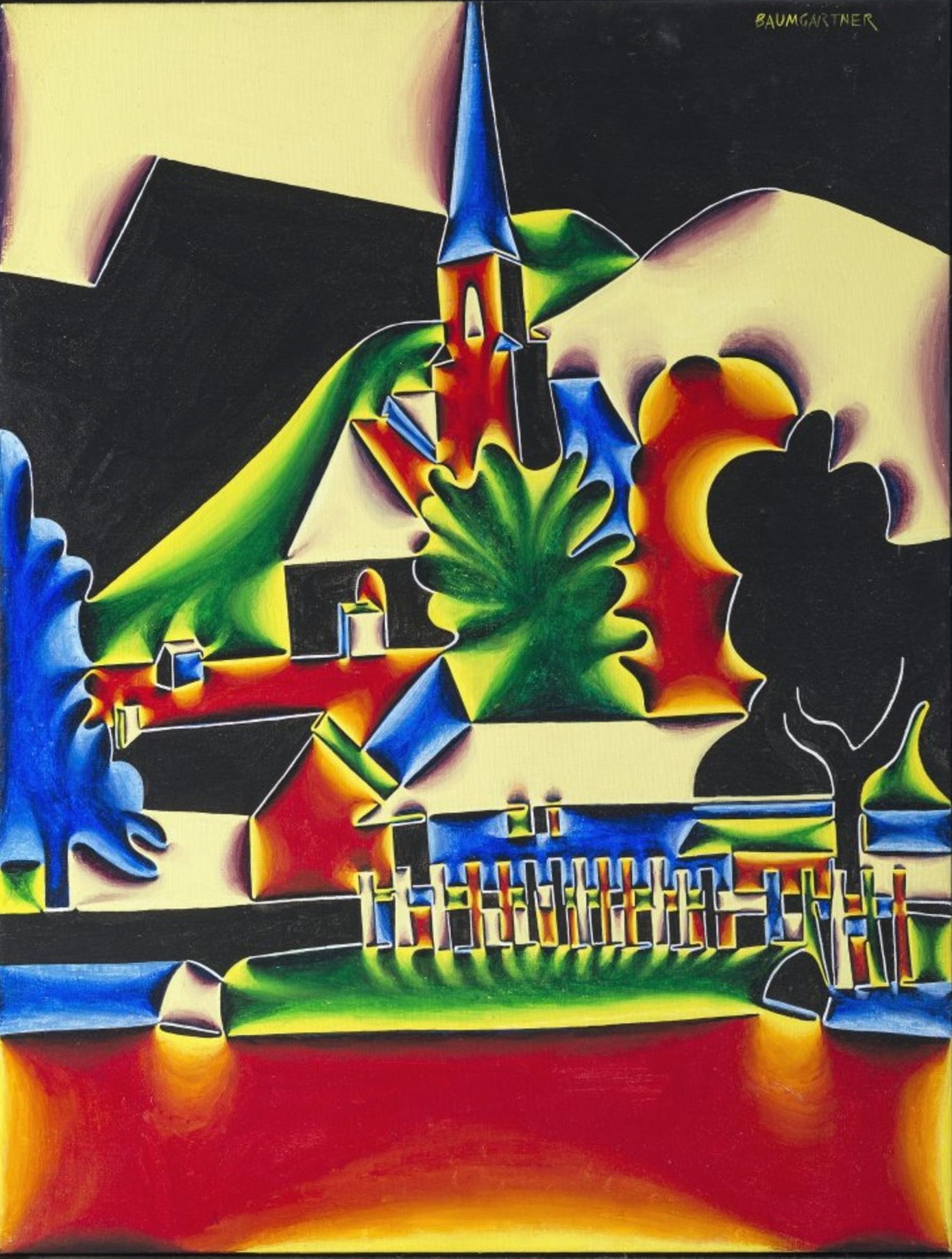 Fritz Baumgartner-Arzbach - La Chiesa nel Villagio