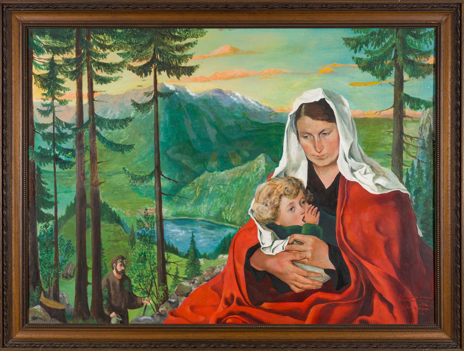 Fritz Aigner-The Holy Family