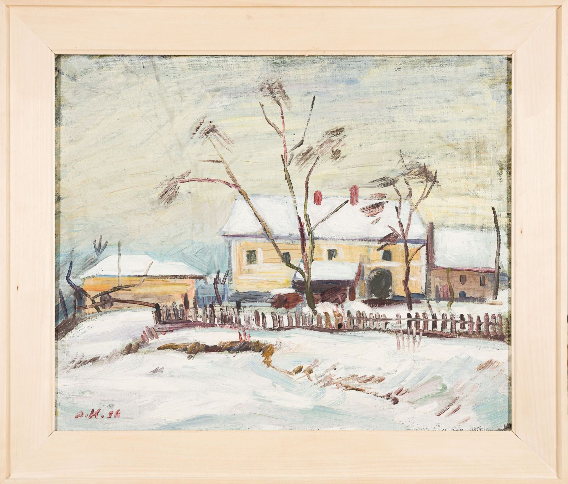 Karl Adolf Krepcik-Farm in Winter