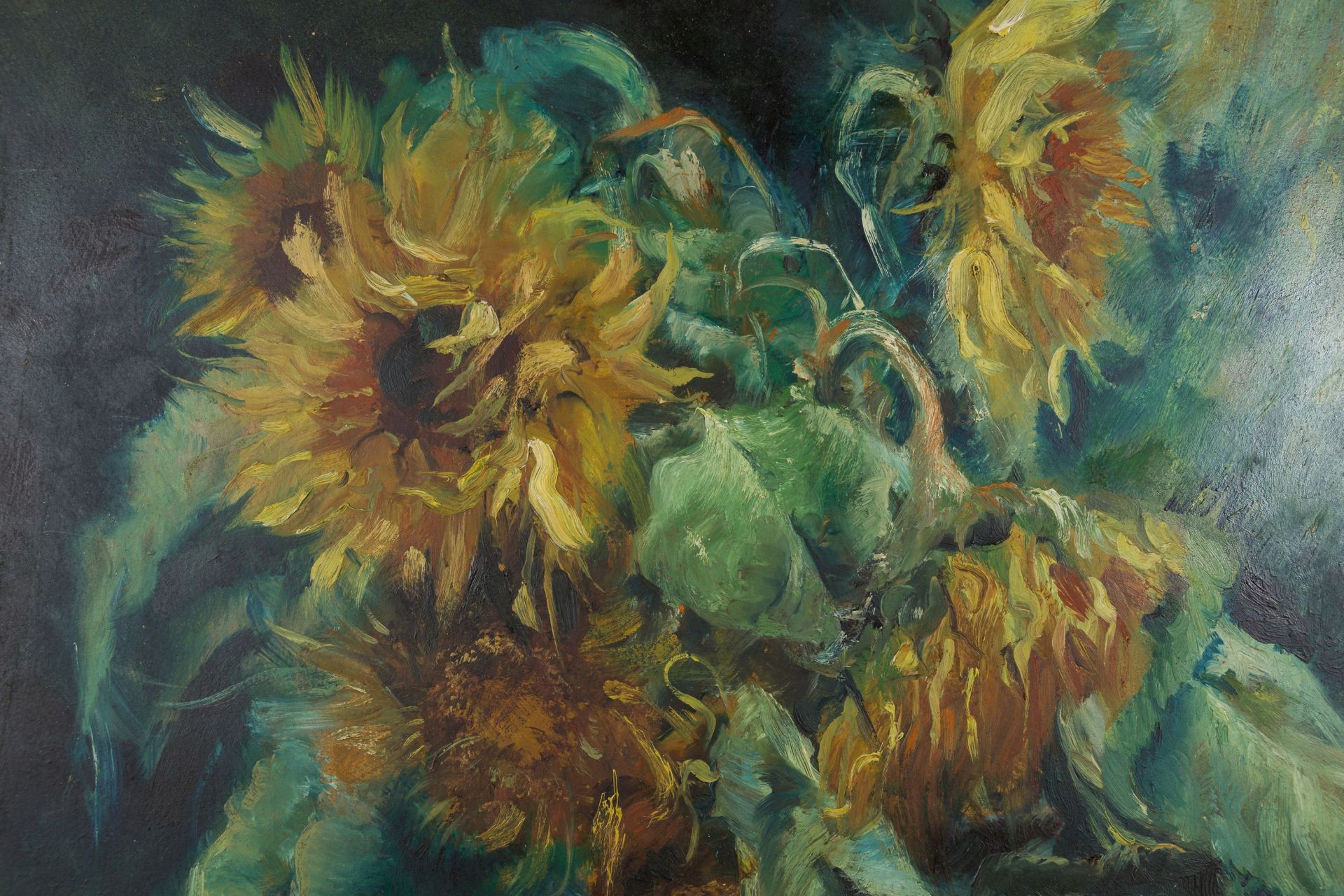 Paul Kuhfuss-Sunflower Still Life