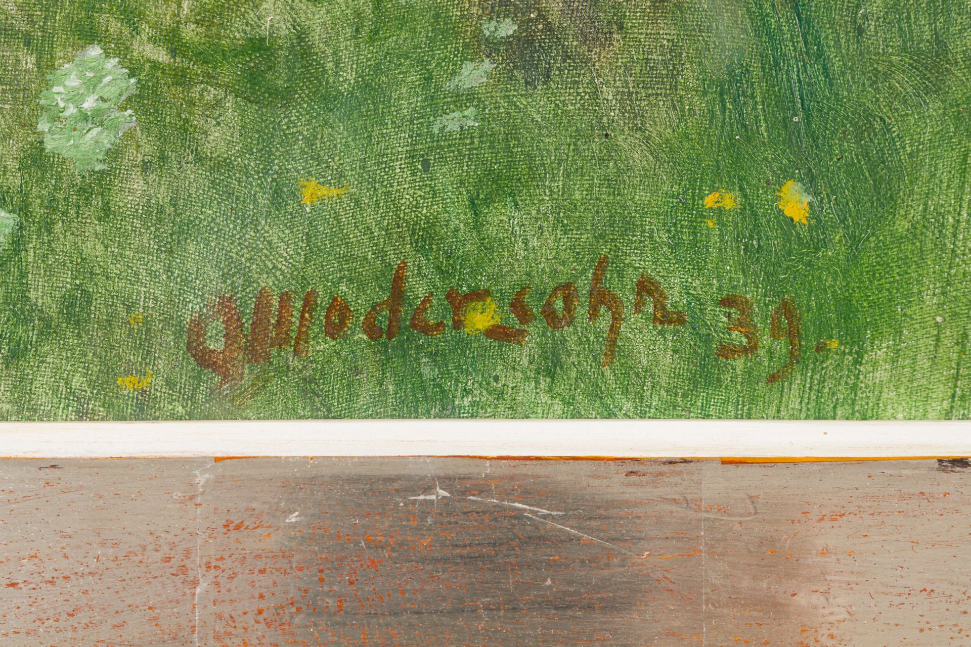 Otto Modersohn-Allgäu - Frühling im Wäldchen am Hirschbach