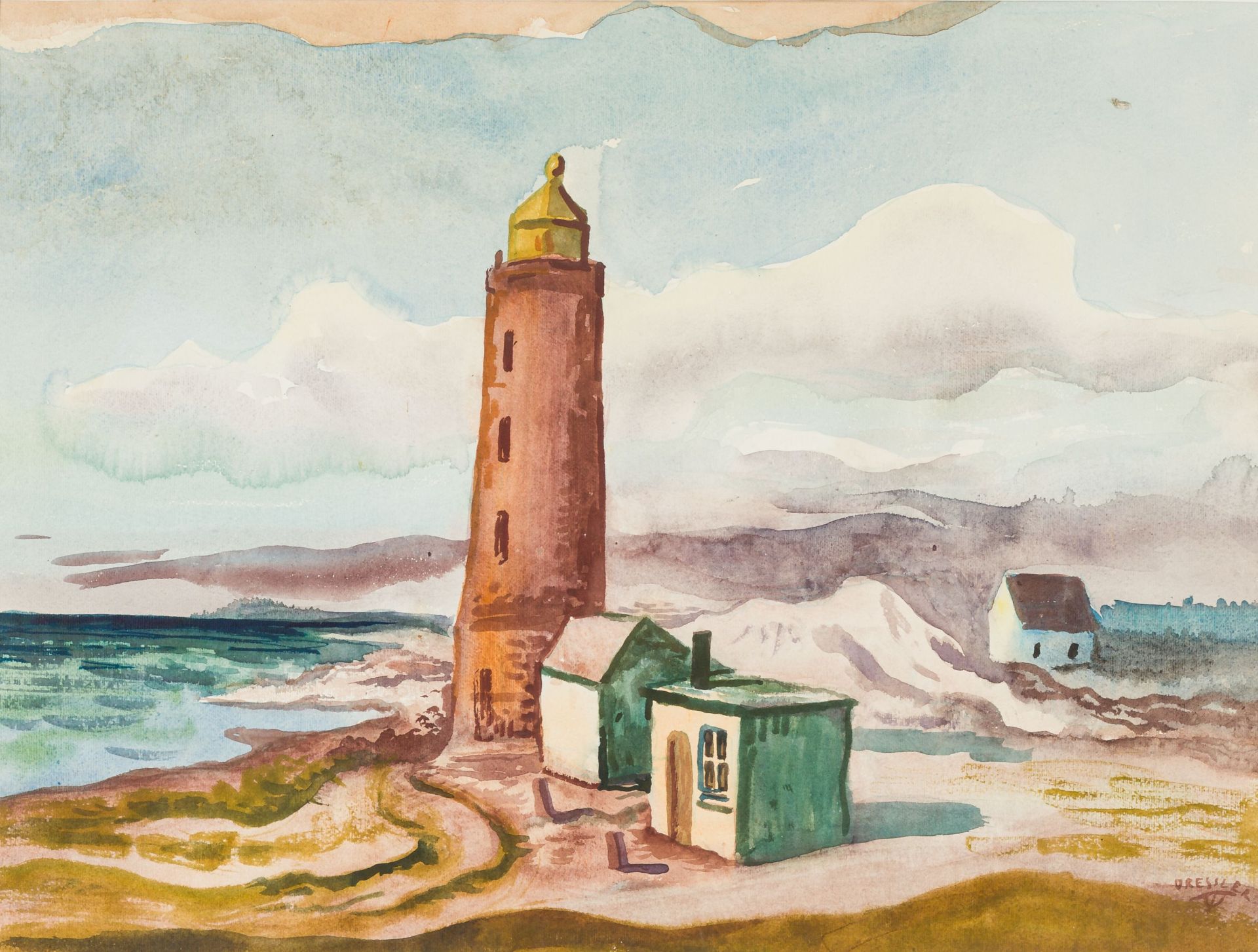 August Wilhelm Dressler-Lighthouse