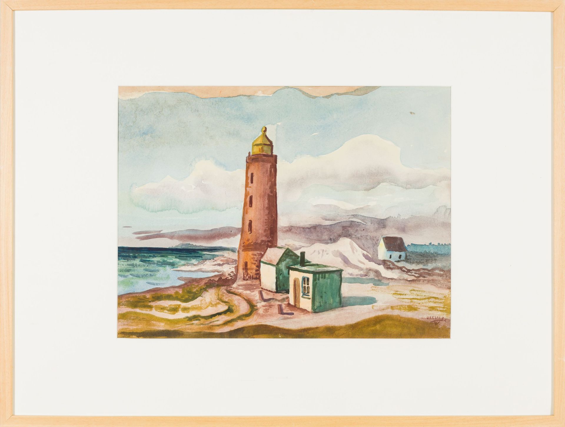 August Wilhelm Dressler-Lighthouse