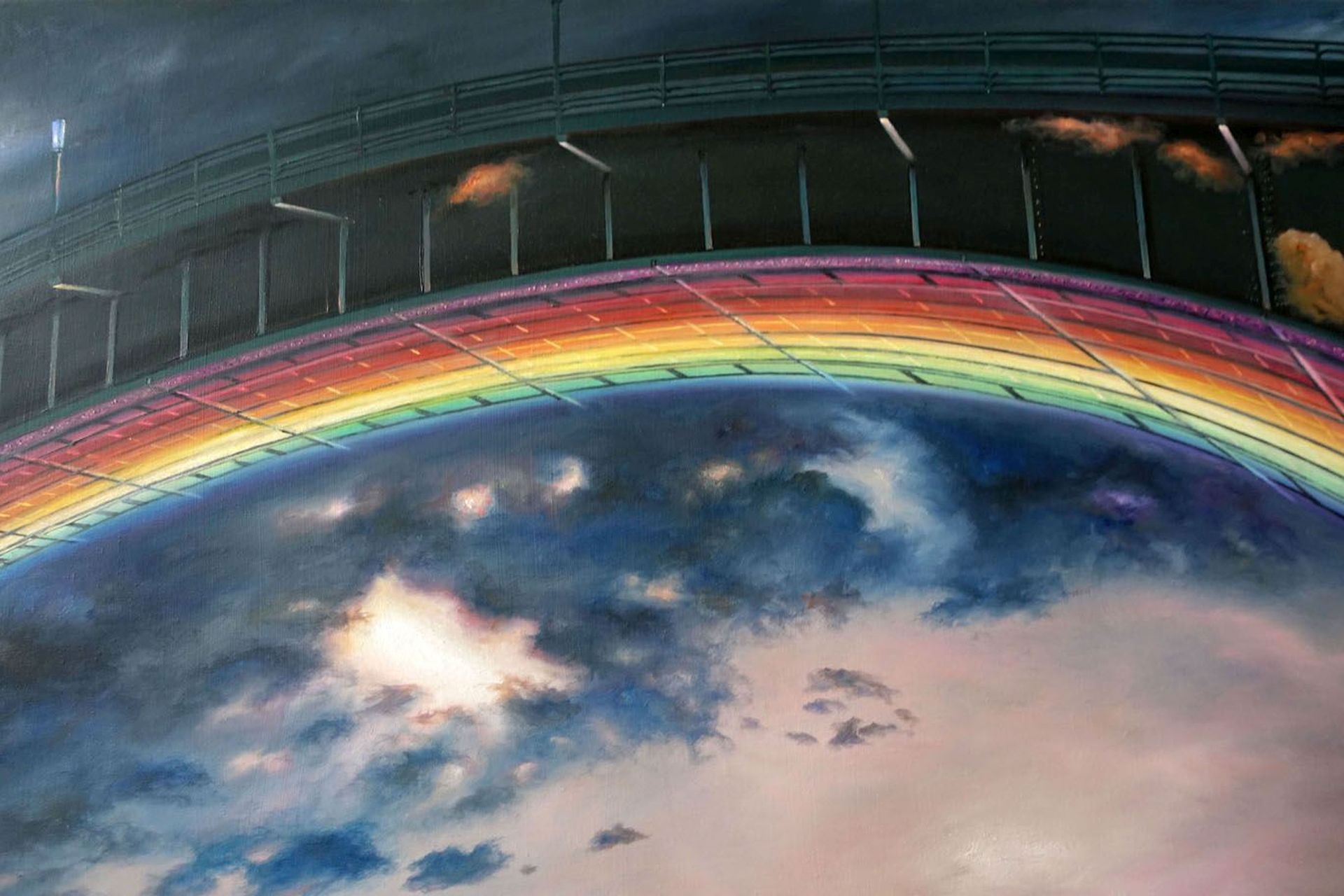 Elke Schönberger-Regenbogen Augartenbrücke