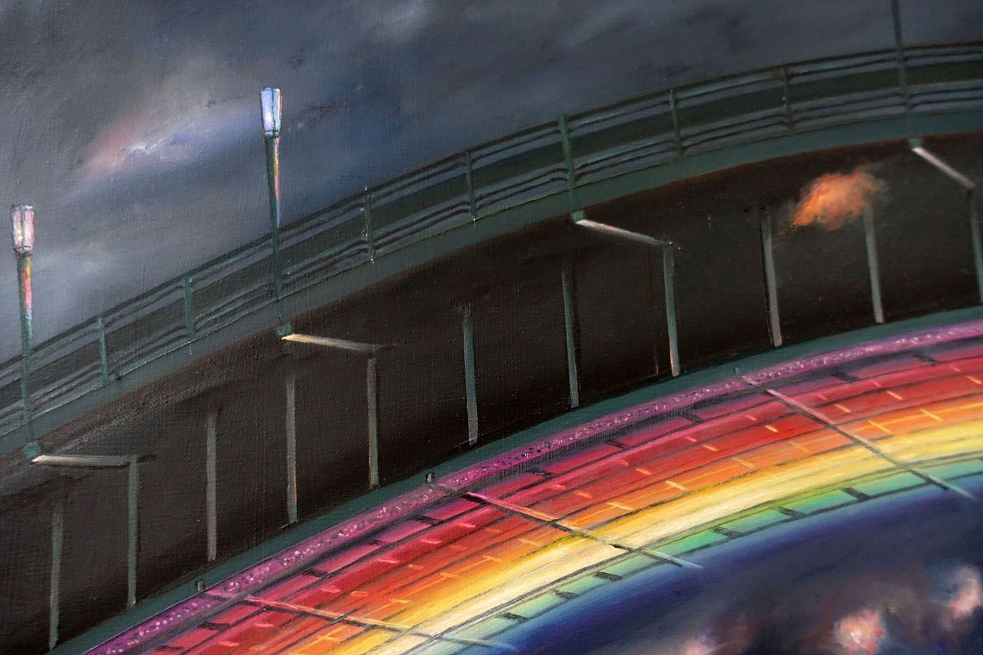Elke Schönberger-Rainbow Augarten Bridge