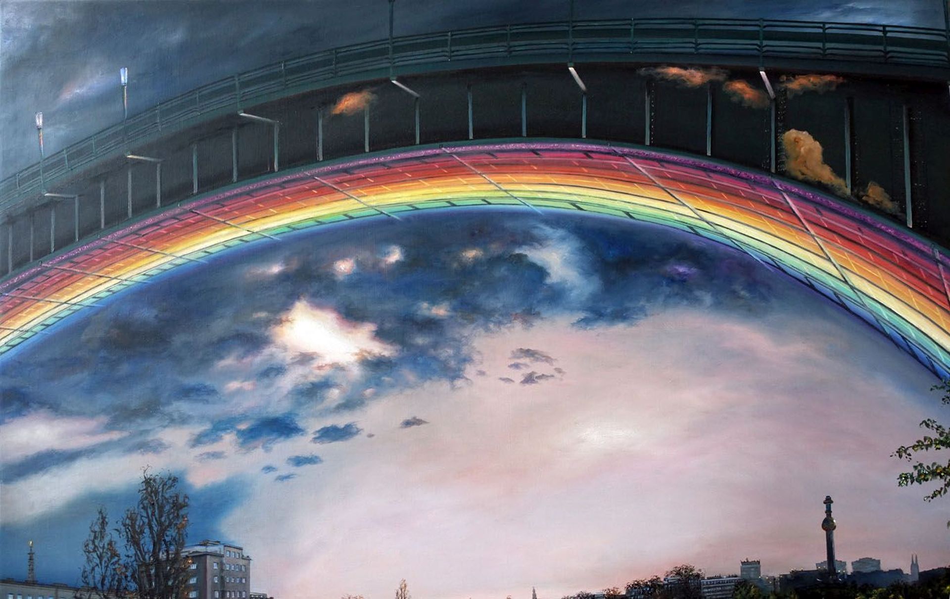 Elke Schönberger-Regenbogen Augartenbrücke