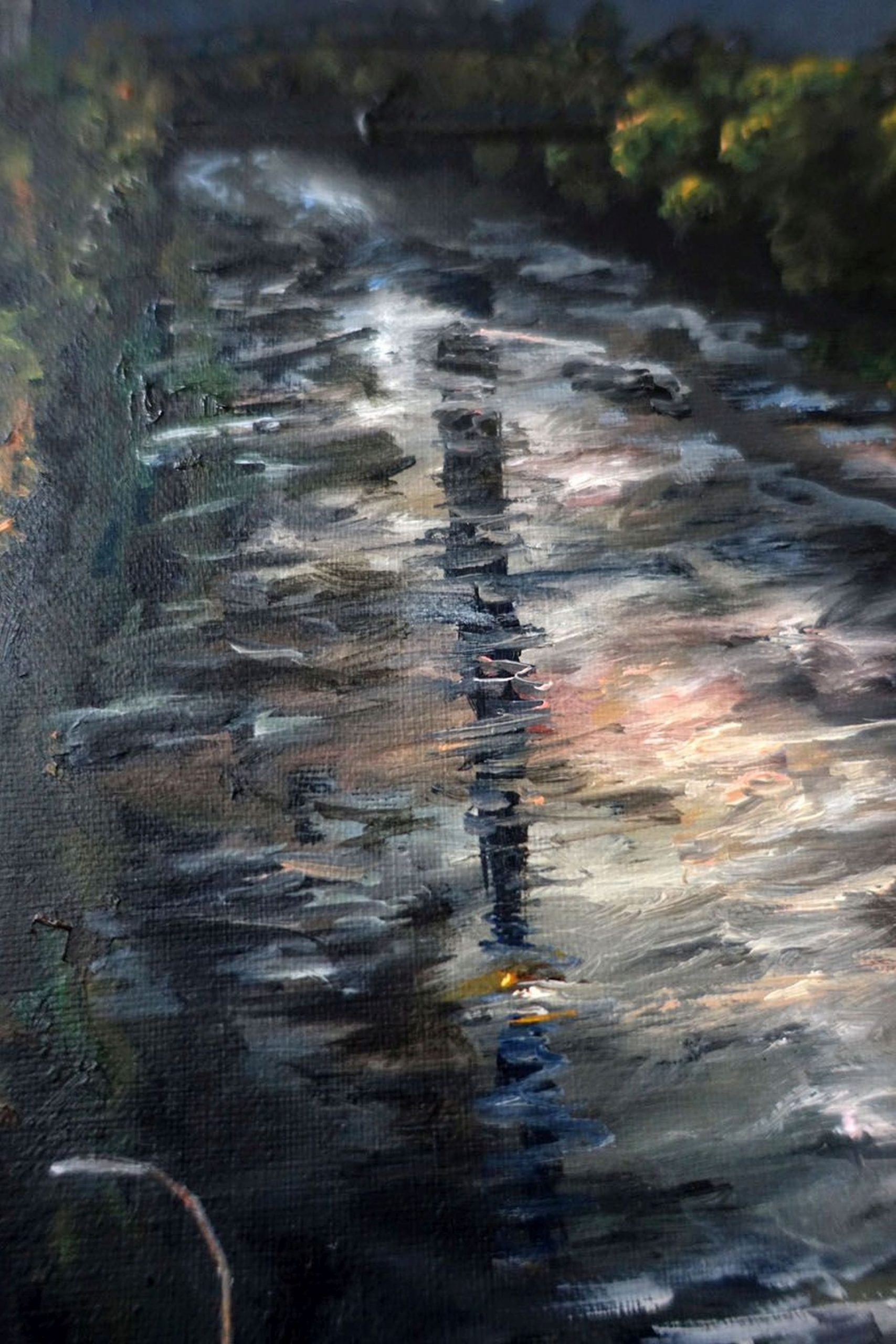 Elke Schönberger-Regenbogen Augartenbrücke