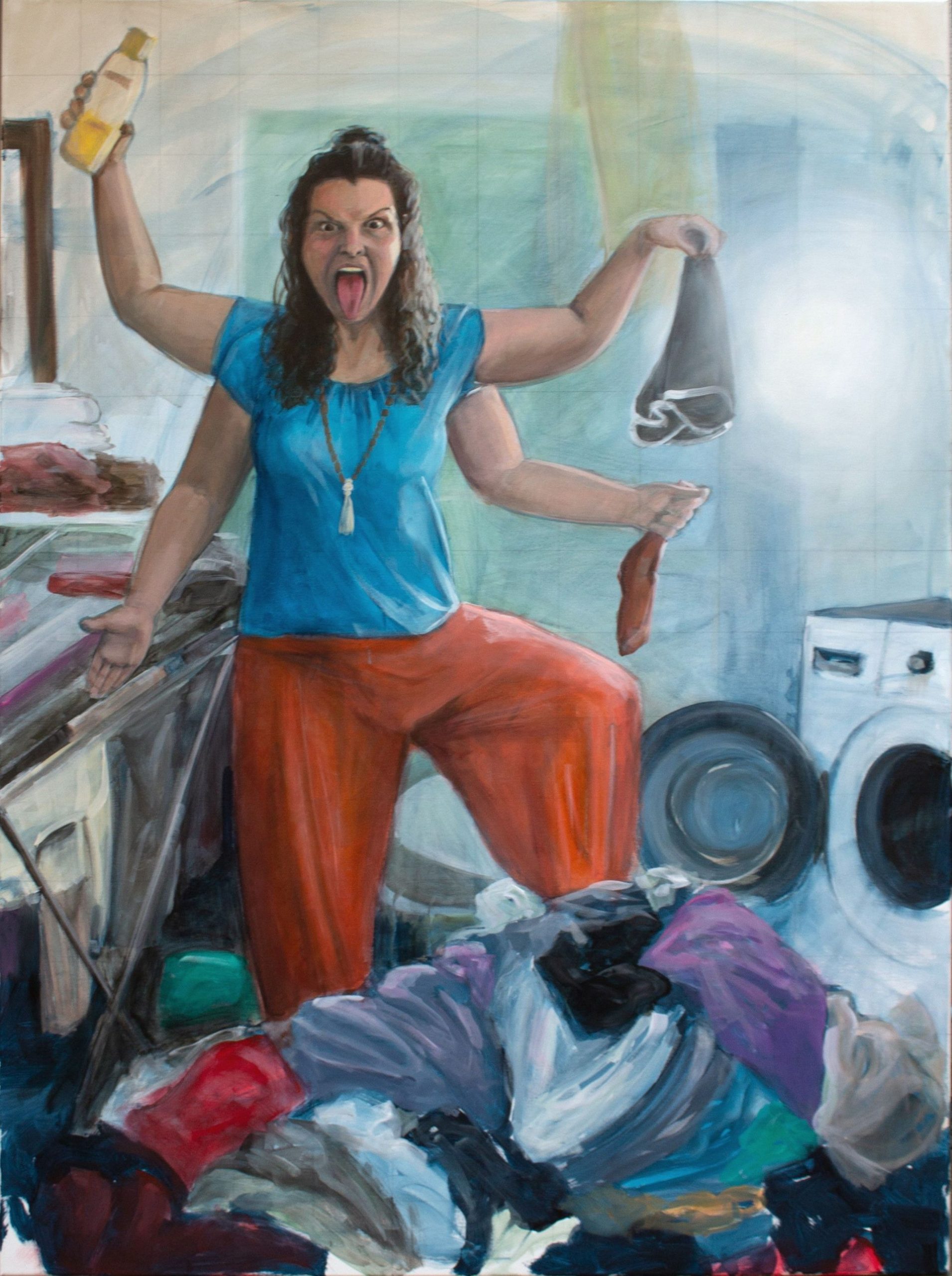 Adele Razkövi -Goddess with Laundry