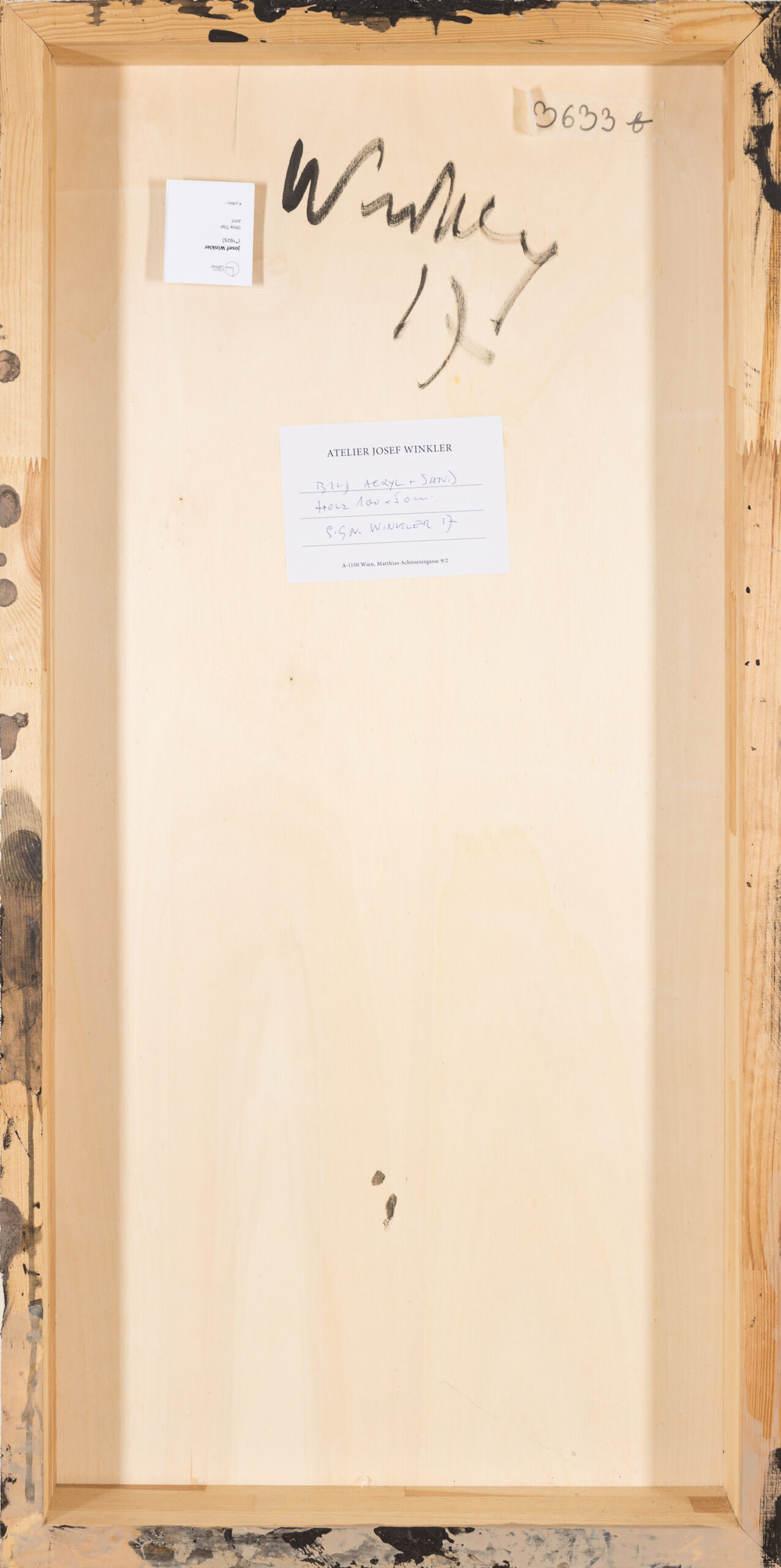Josef Winkler-Ohne Titel, (20)17