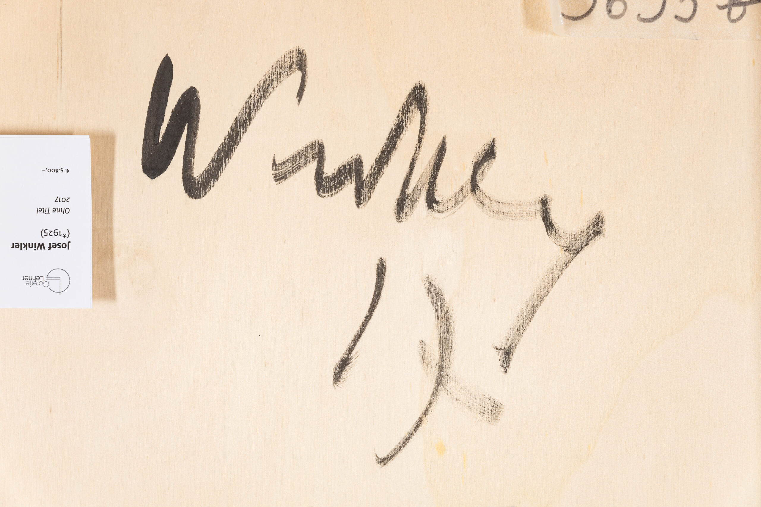 Josef Winkler-Ohne Titel, (20)17