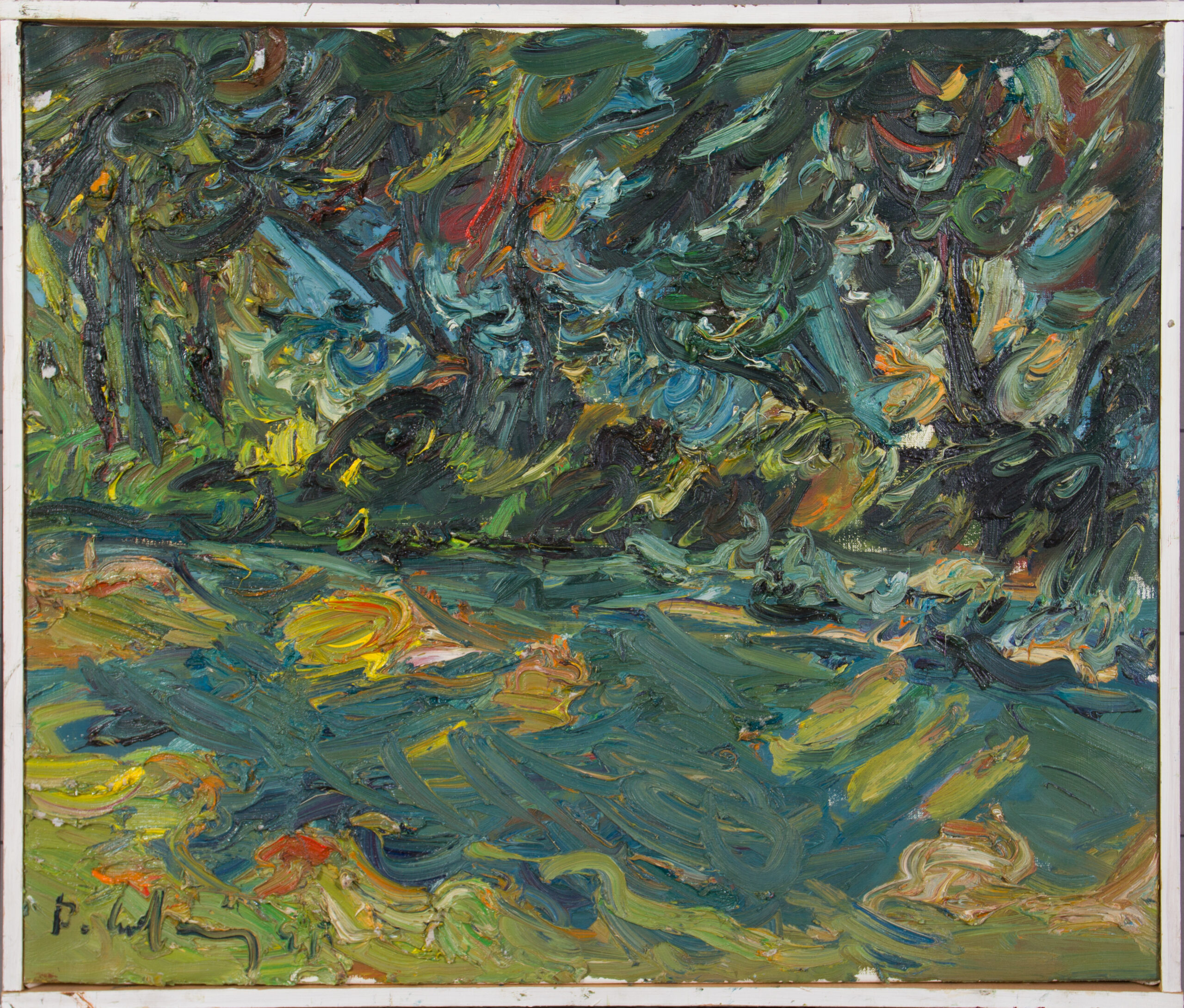 Roland Ladwig-Provence Landschaft in Gegenlicht