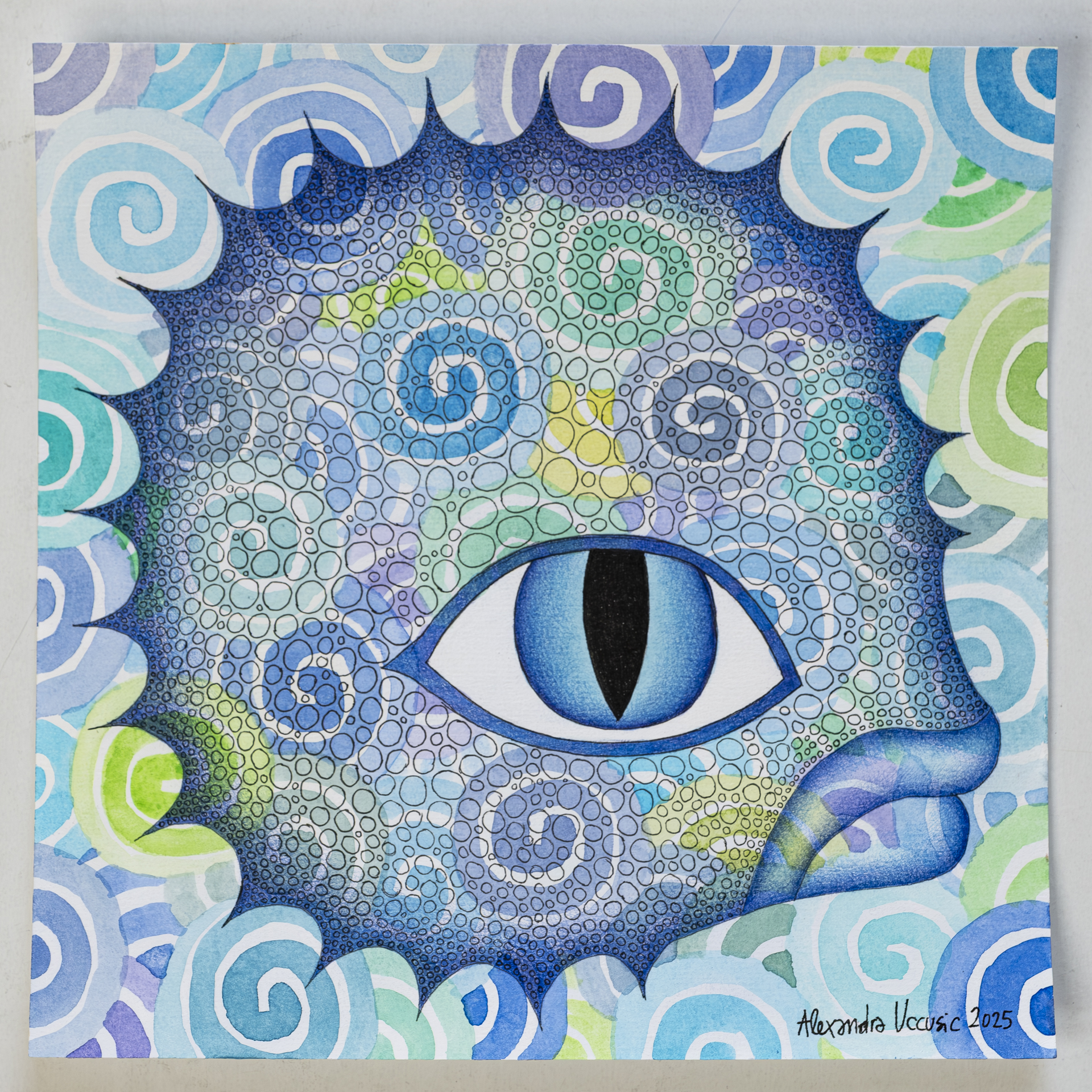 Alexandra Uccusic-Sehr kritischer kleiner Stachelfisch