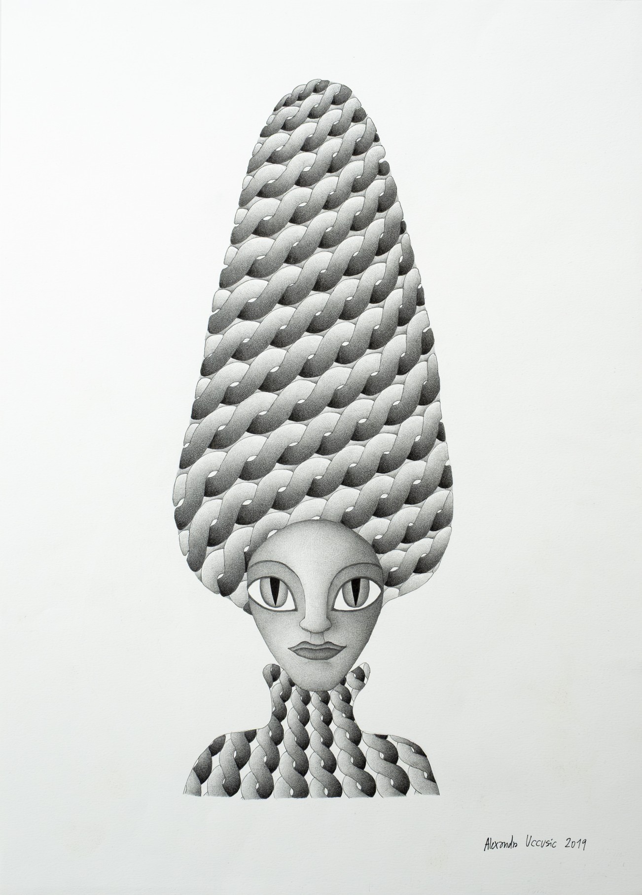 Alexandra Uccusic-Aufmerksame Strickturmdame