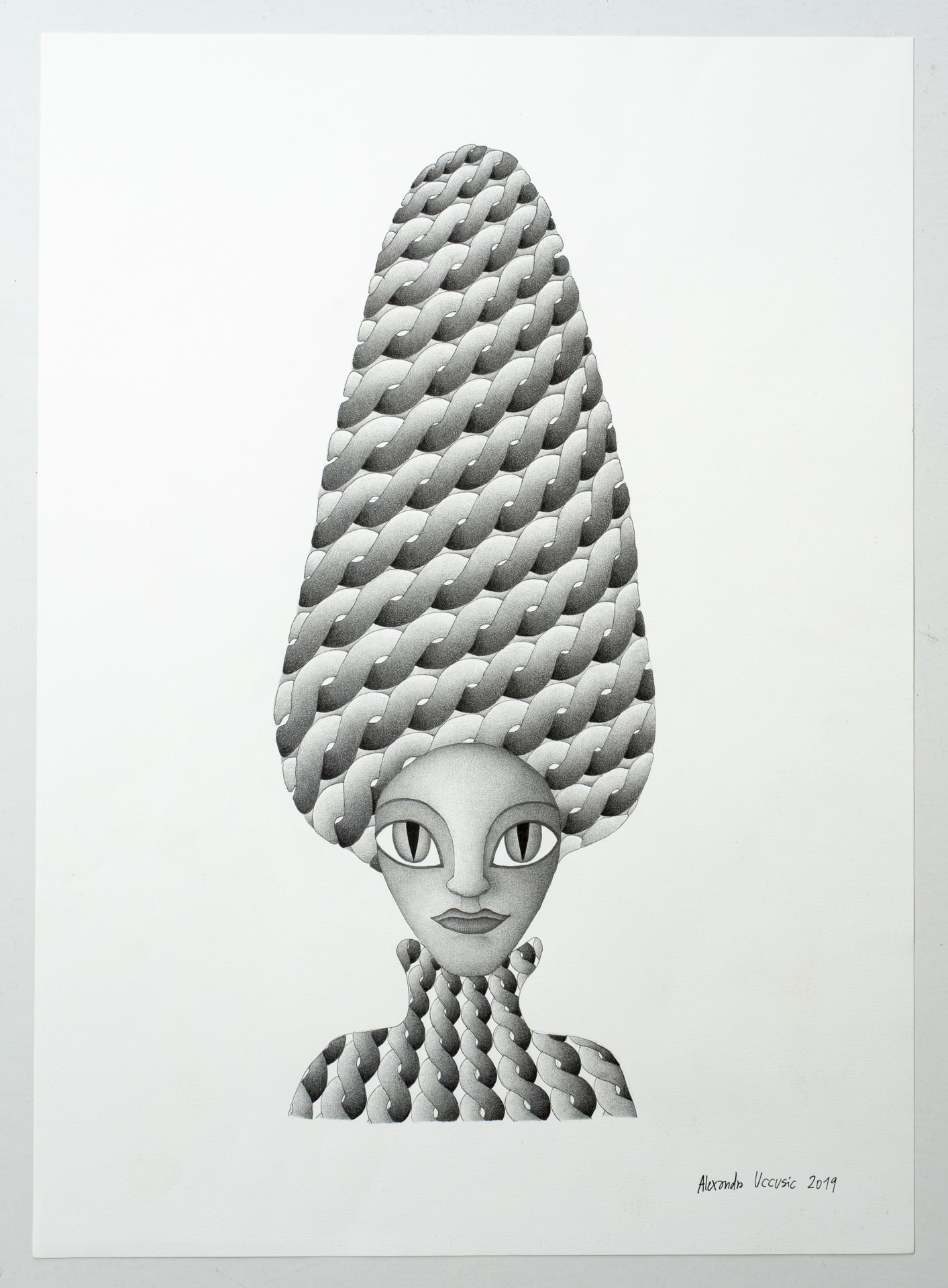 Alexandra Uccusic-Aufmerksame Strickturmdame